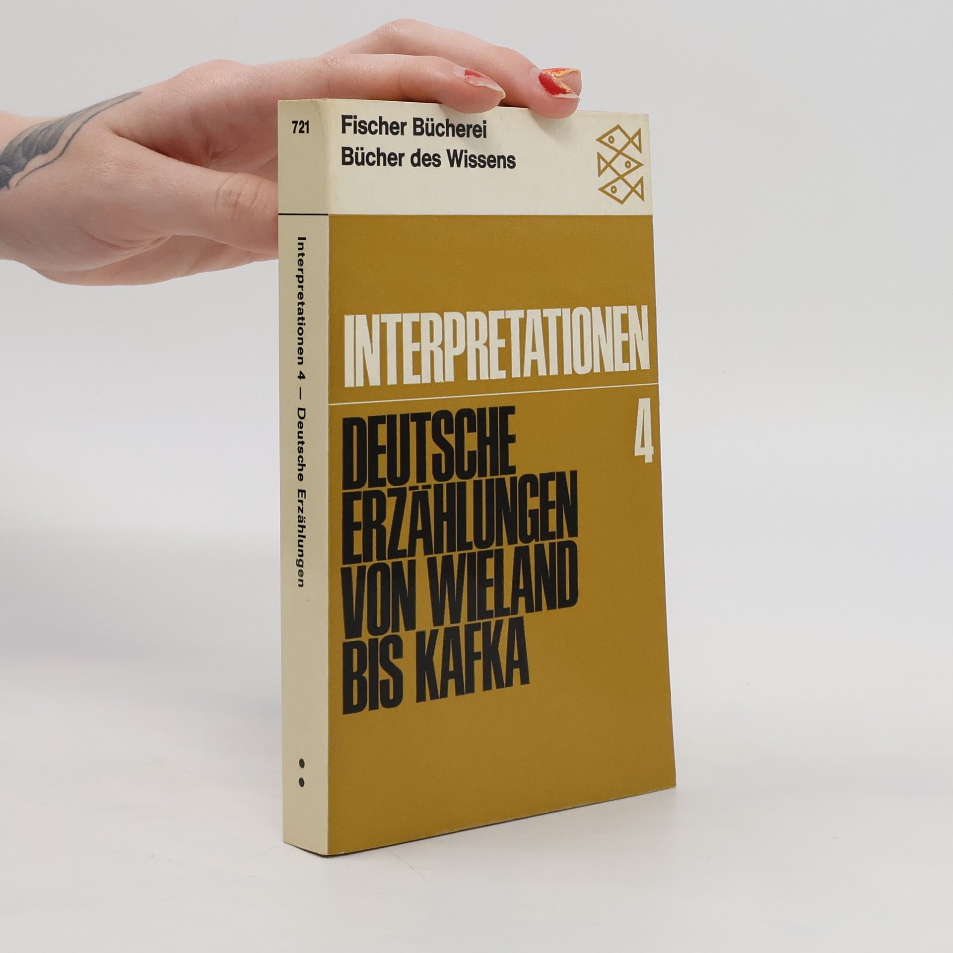 Bücher des Wissens Interpretationen 4. Deutsche Erzählungen von Wieland bis Kafka