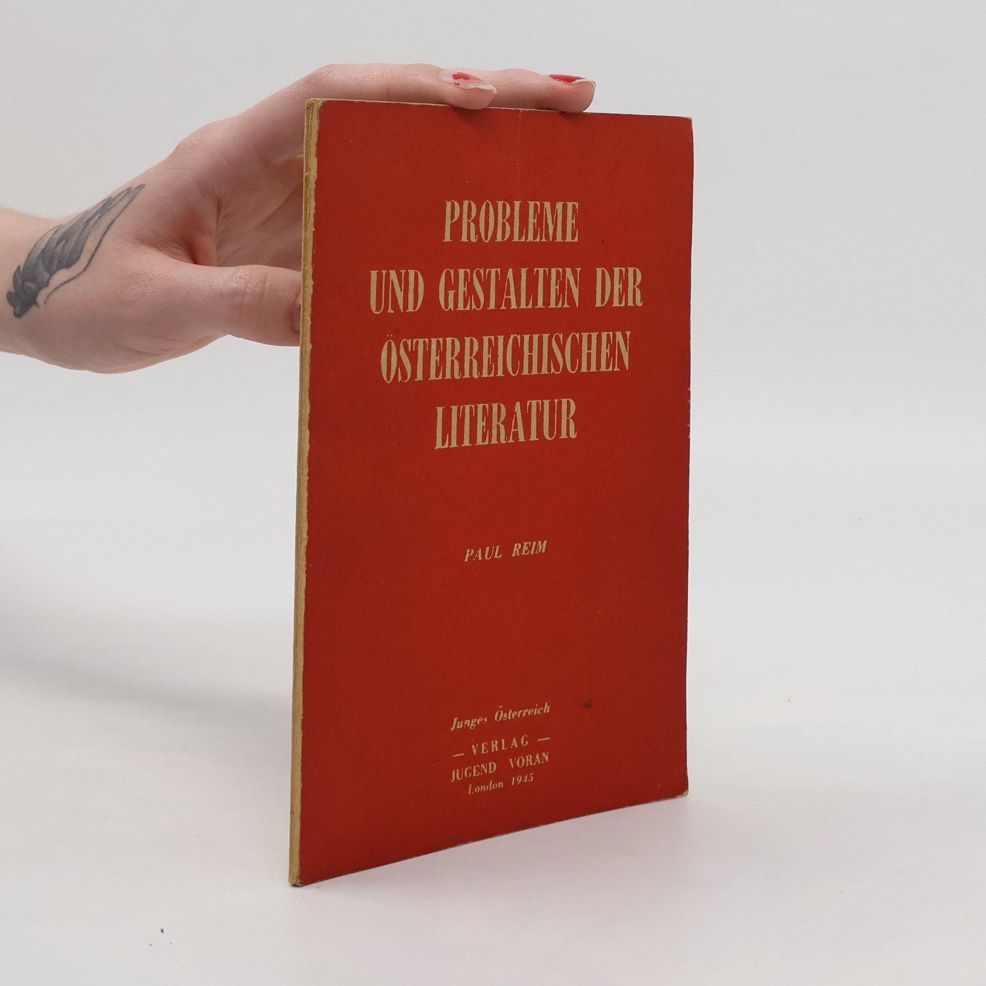 Reimund Neugebauer Probleme und Gestalten der österreichischen Literatur