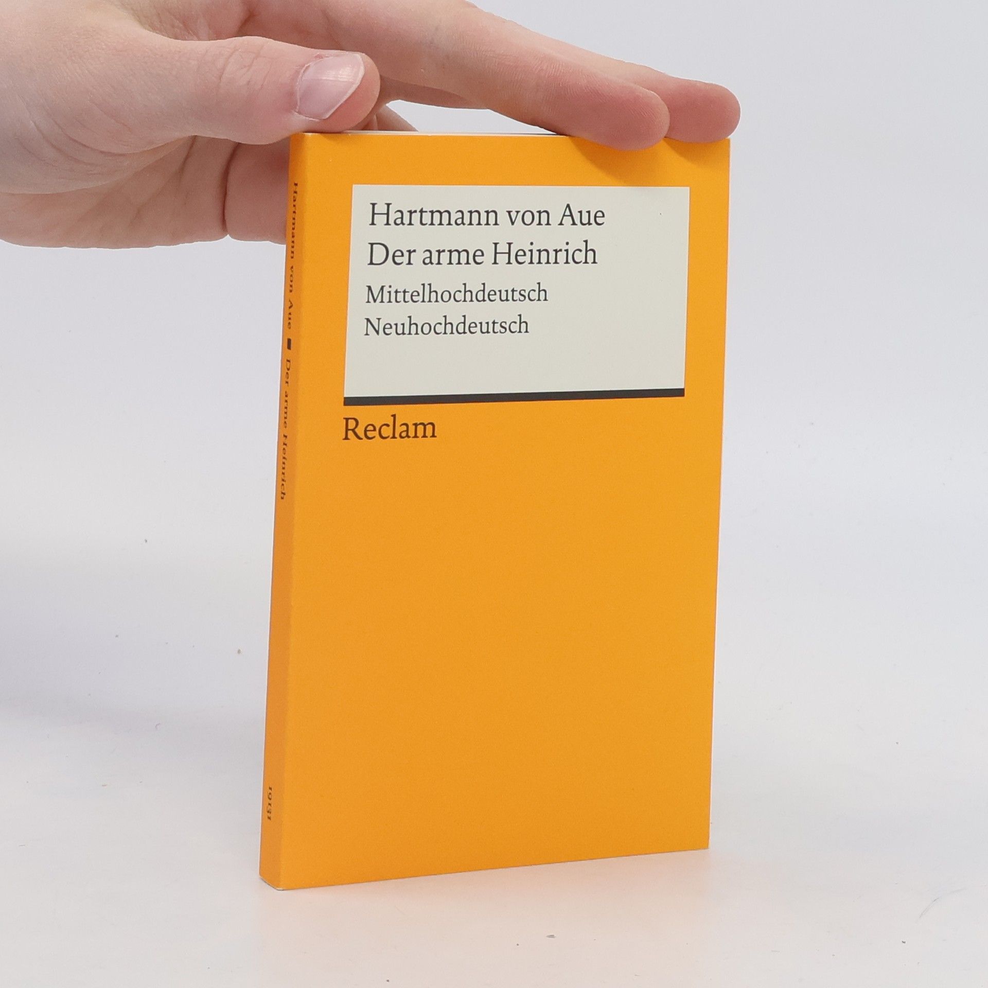 Hartmann von Aue Der arme Heinrich