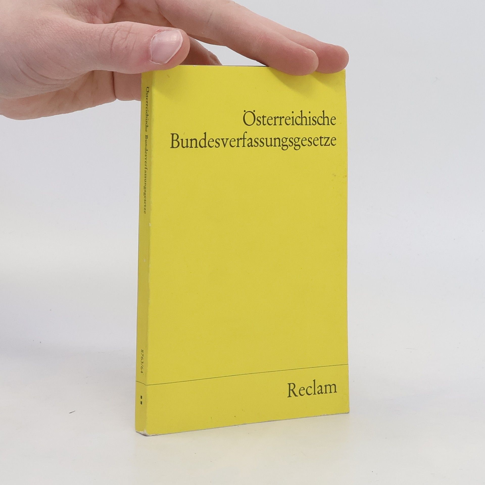 Felix Ermacora Österreichische Bundesverfassungsgesetze