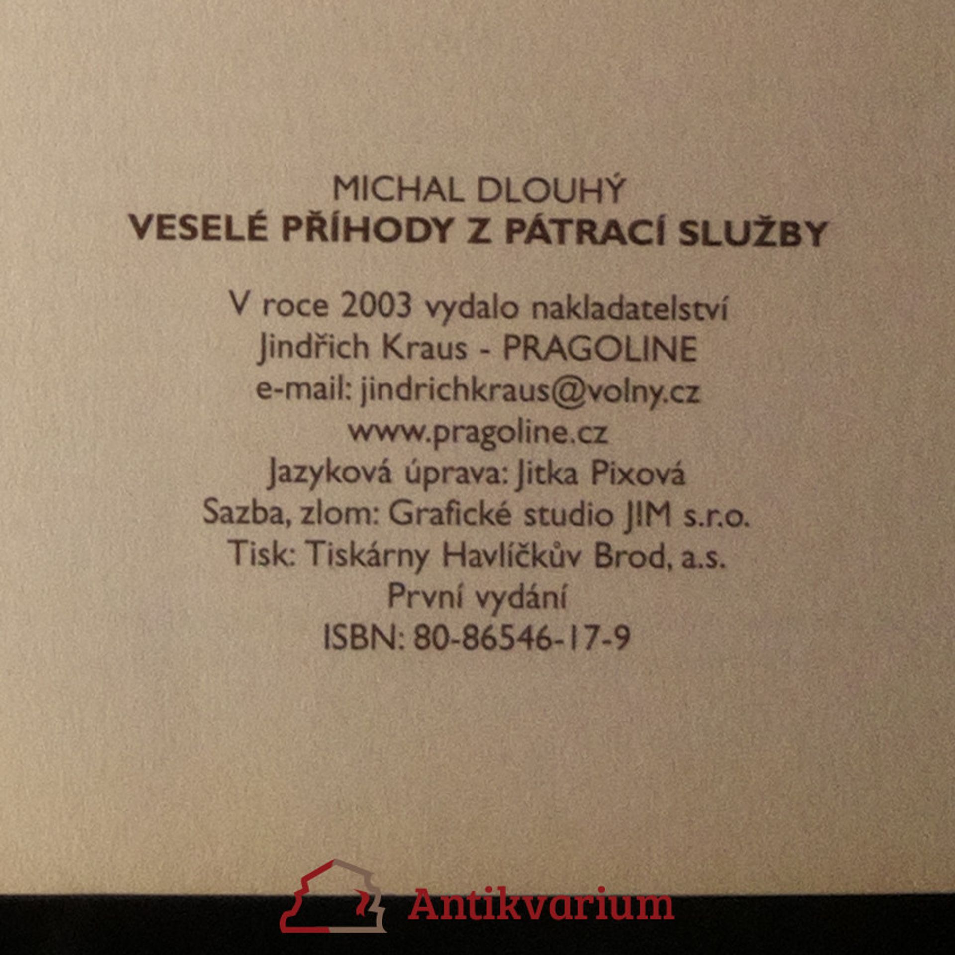 Michal Dlouhý Veselé příhody z pátrací služby