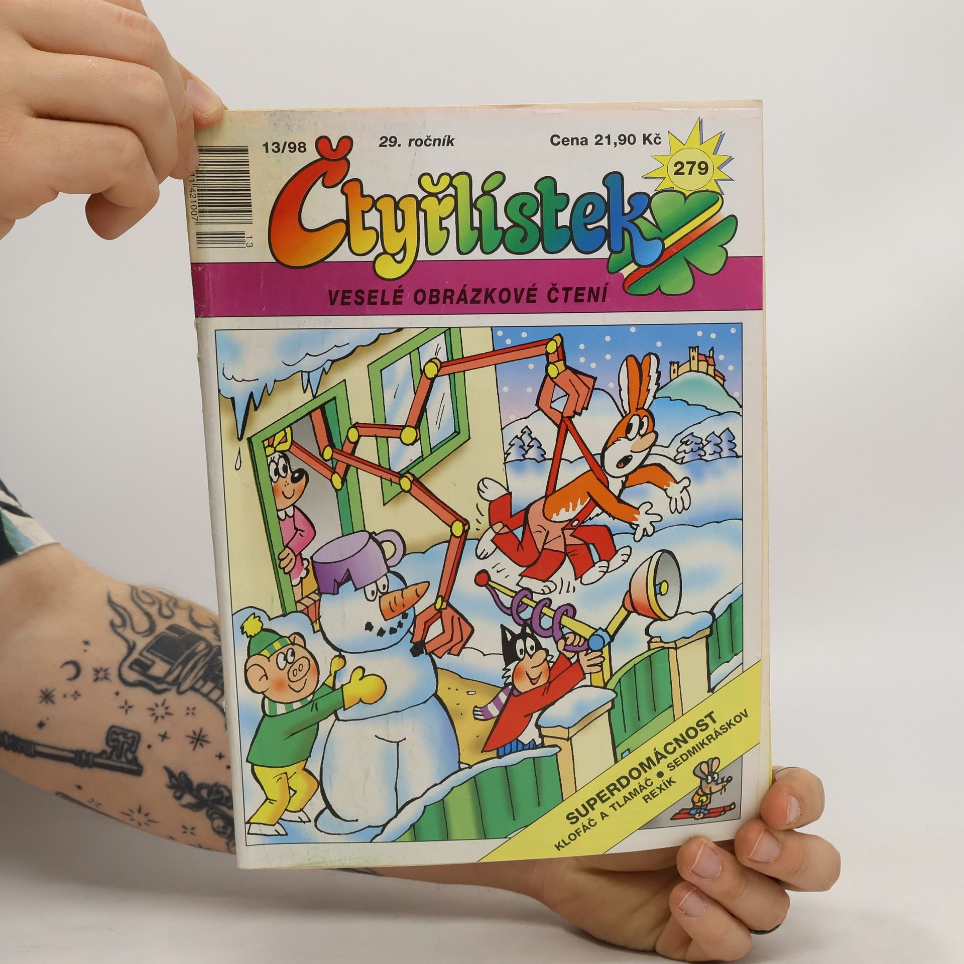 Collectif d'auteurs Čtyřlístek 279. 13/1998. Superdomácnost