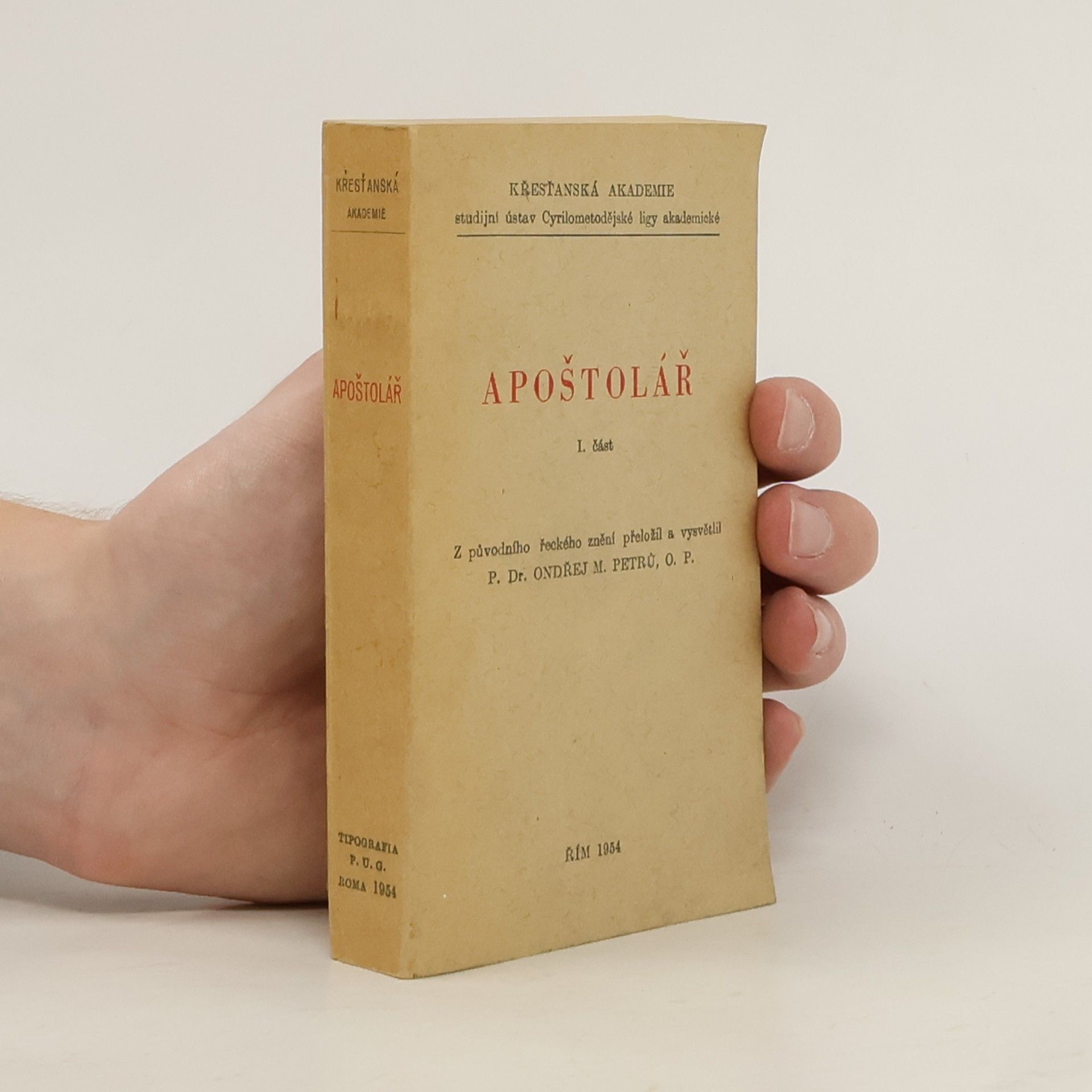 Ondřej M. Petrů Apoštolář (I. část)