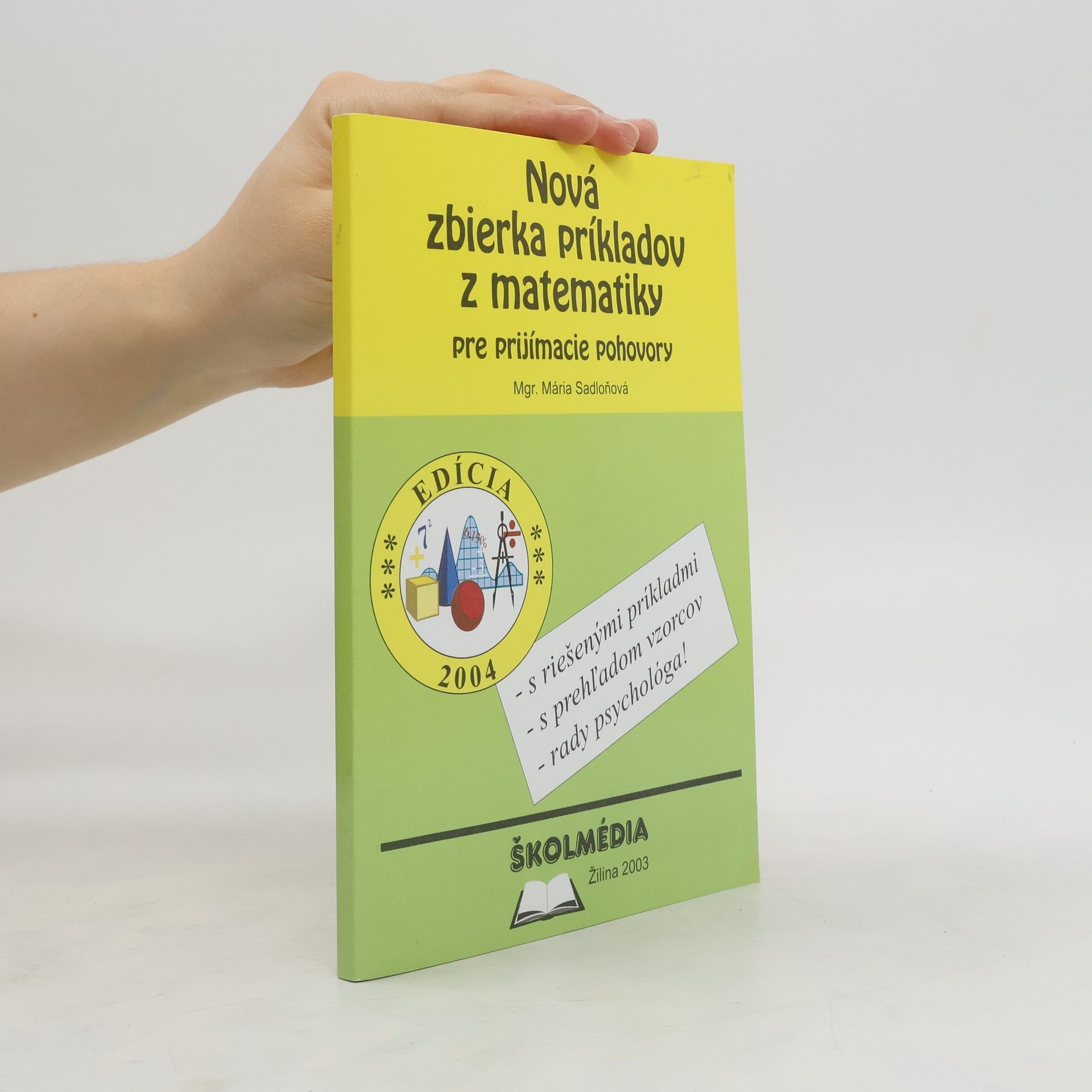 Mária Sadloňová Nová zbierka príkladov z matematiky