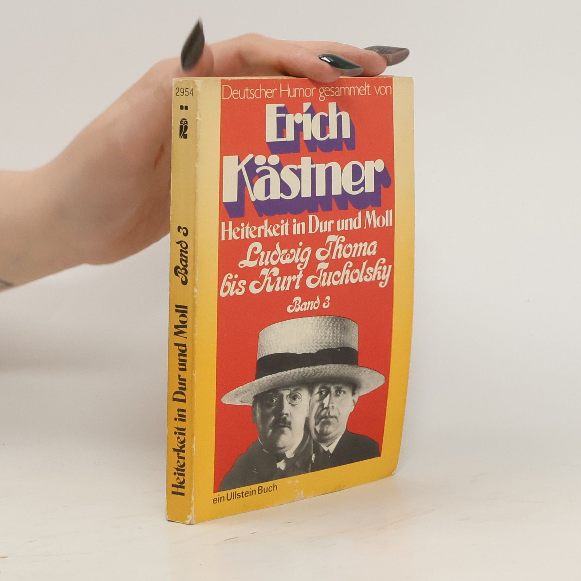 Erich Kästner Heiterkeit in Dur und Moll Band 3