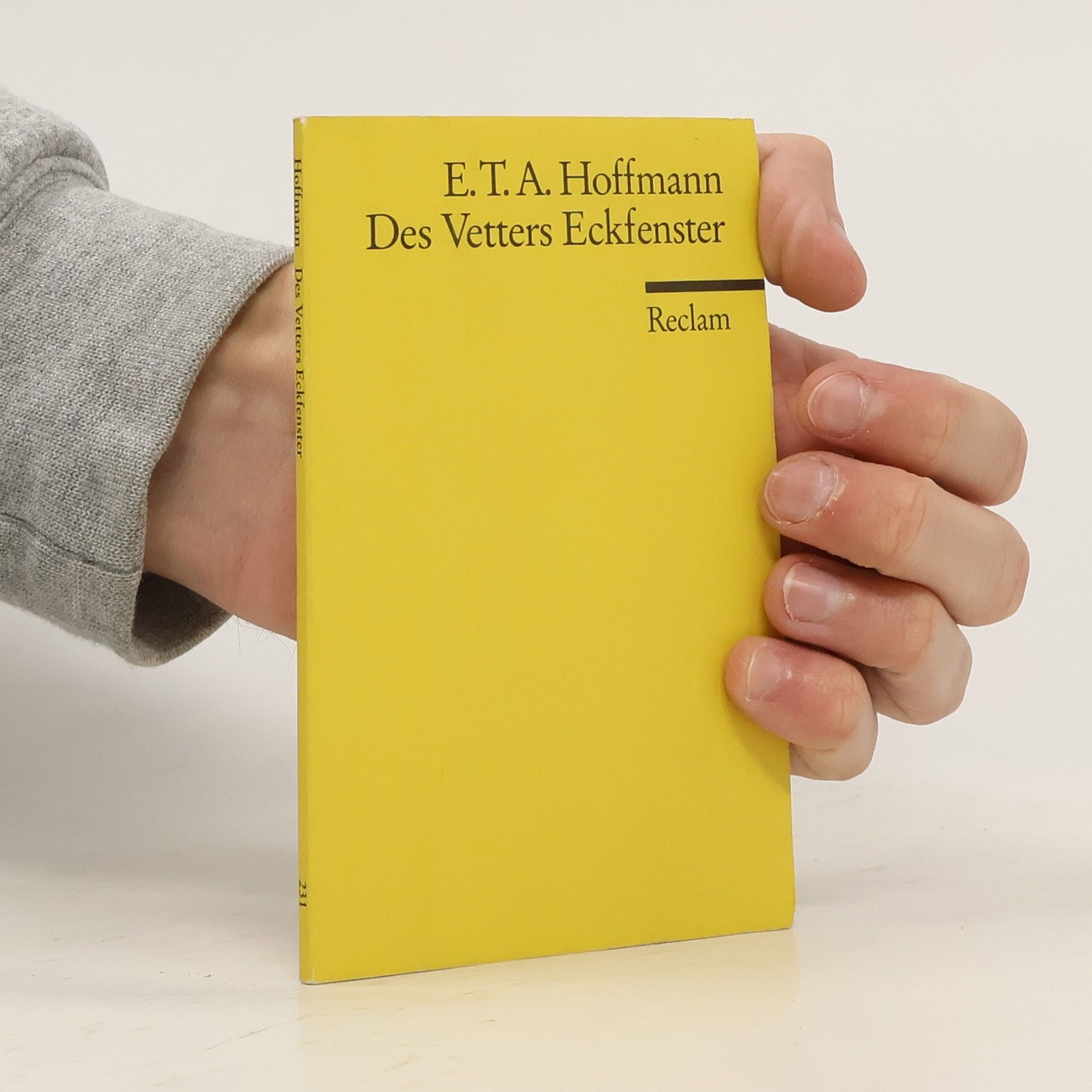 Ernst T. A. Hoffmann Des Vetters Eckfenster