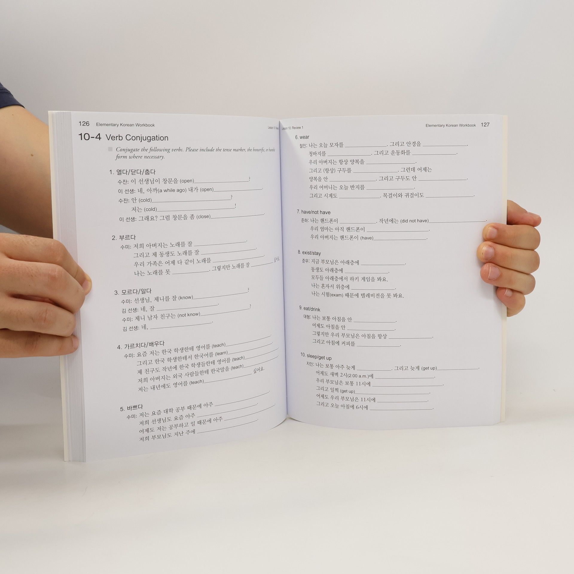 Insun Lee Elementary Korean Workbook