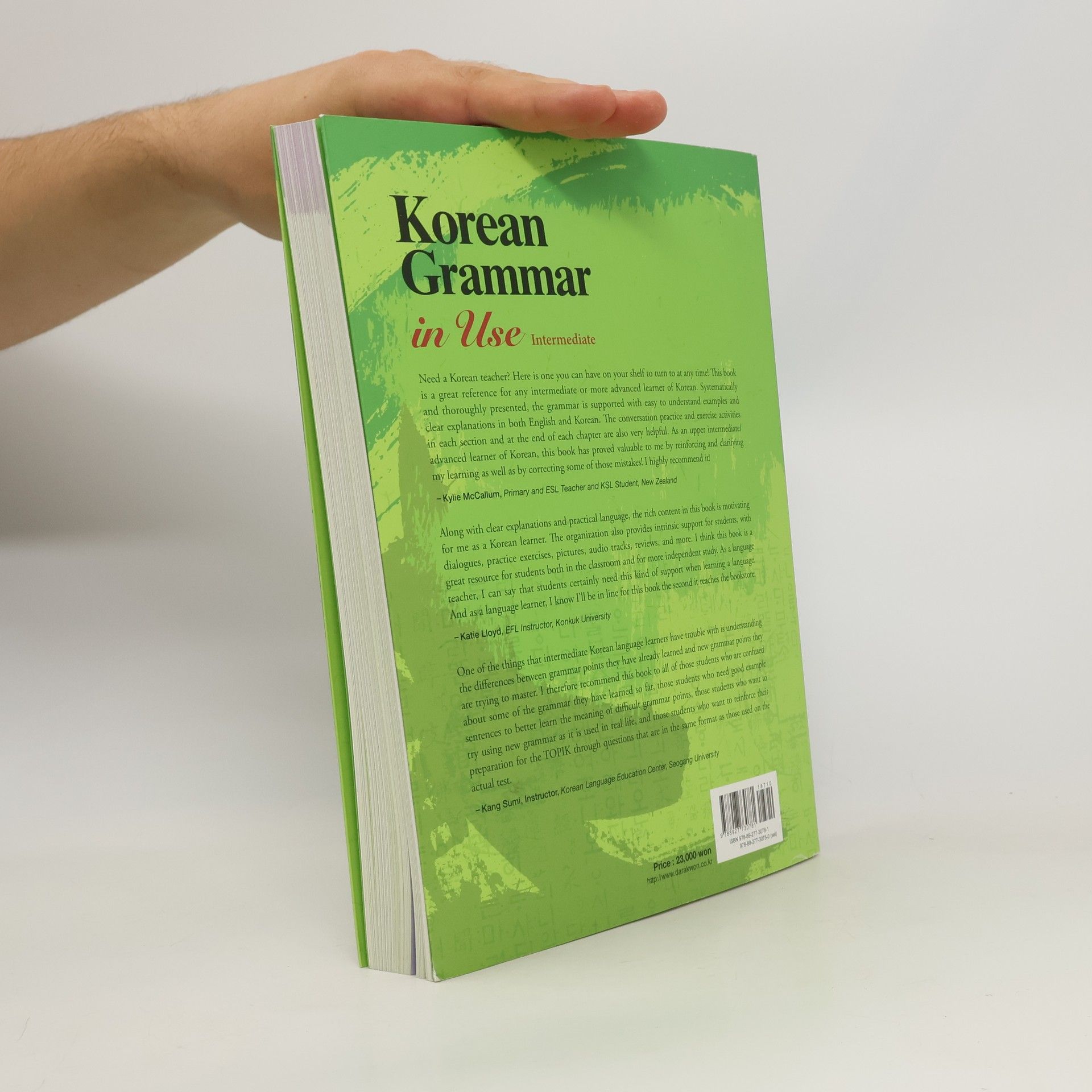 Collectif d'auteurs Korean grammar in use. Intermediate.