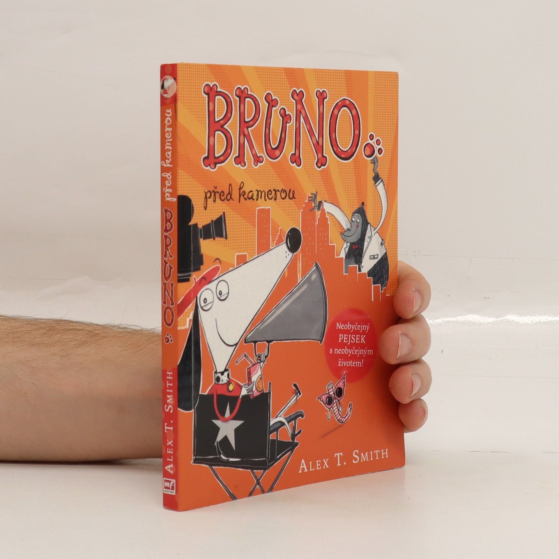 Alex T. Smith Bruno před kamerou