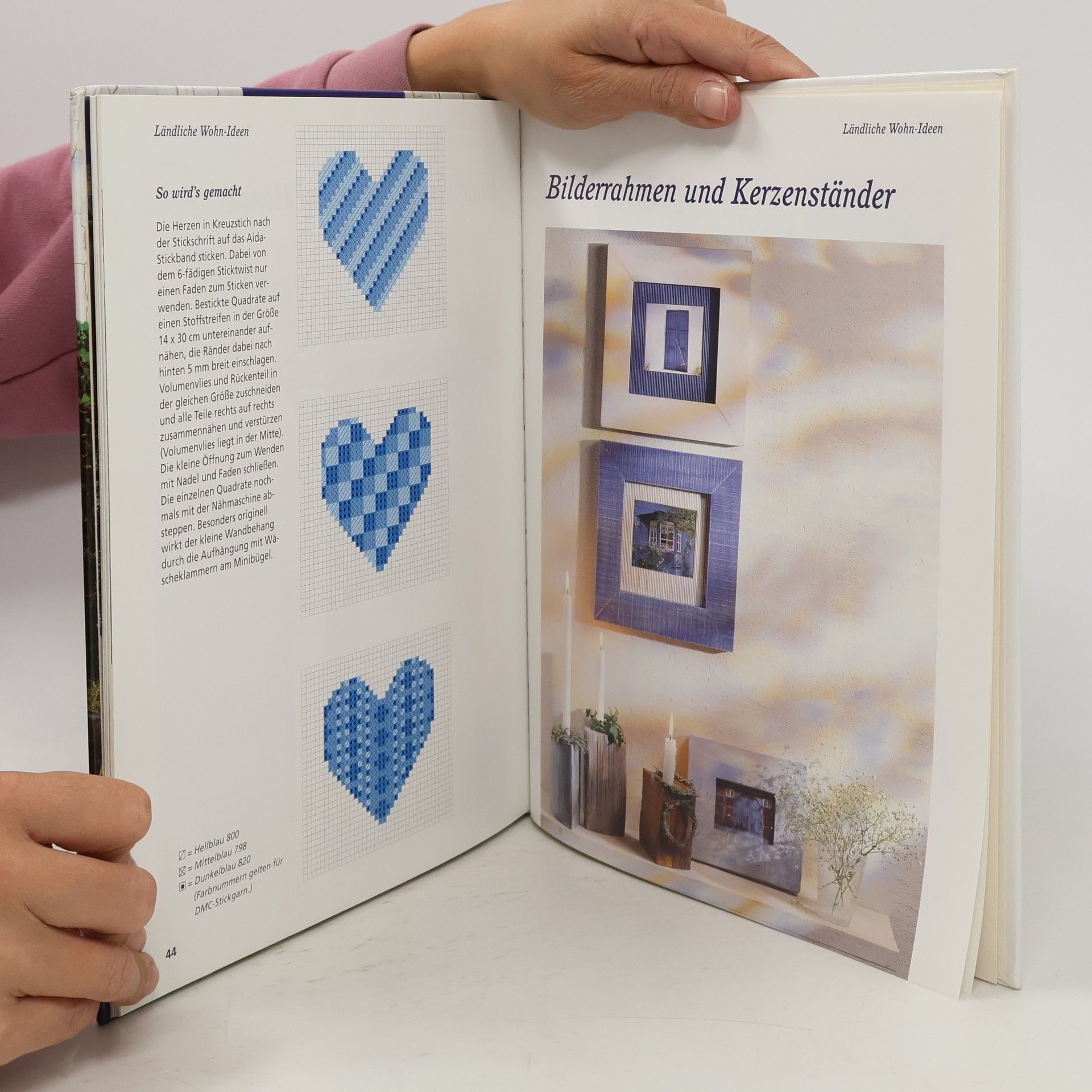 Blau-Weiß - Dekorationen im Landhausstil
