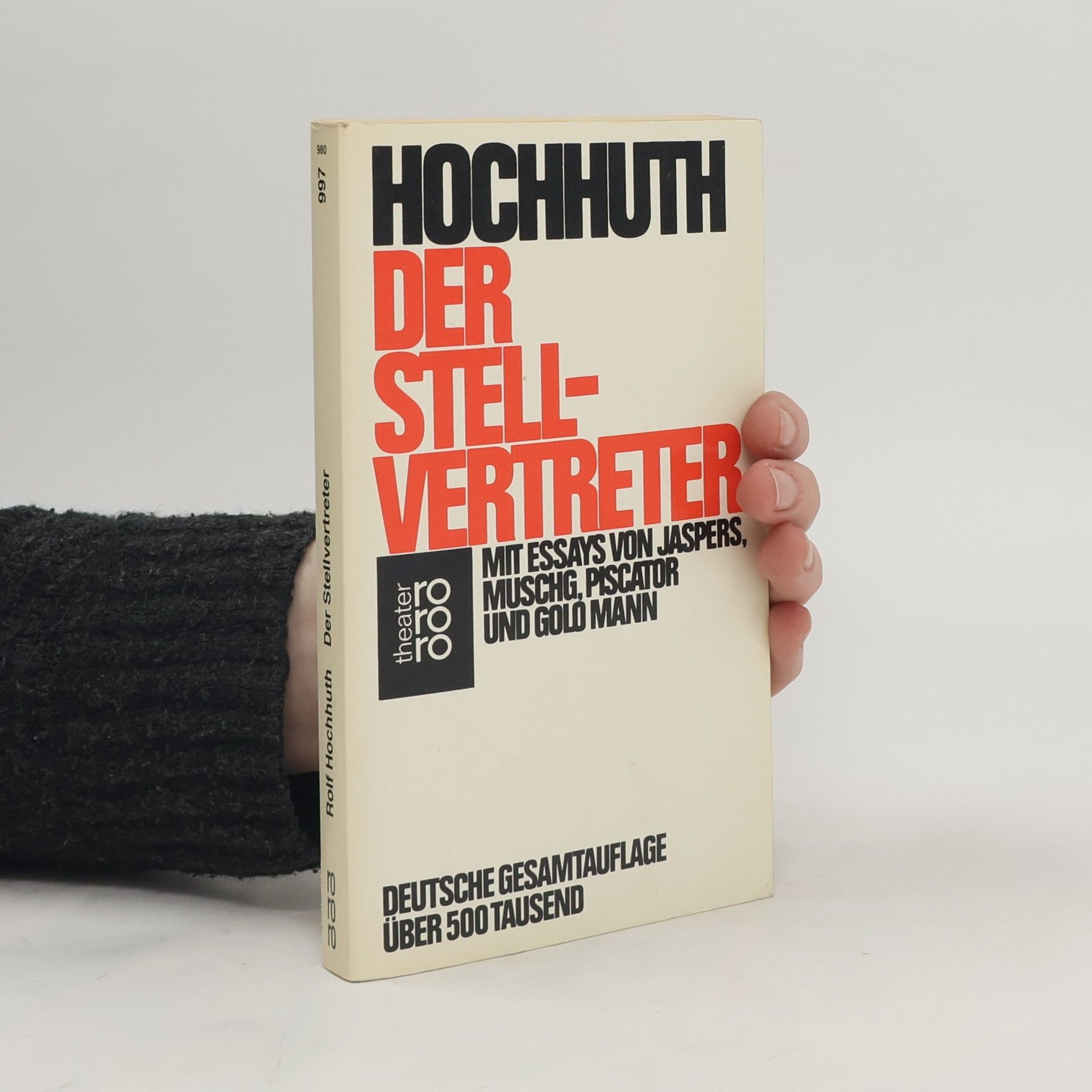 Rolf Hochnuth Der Stellvertreter