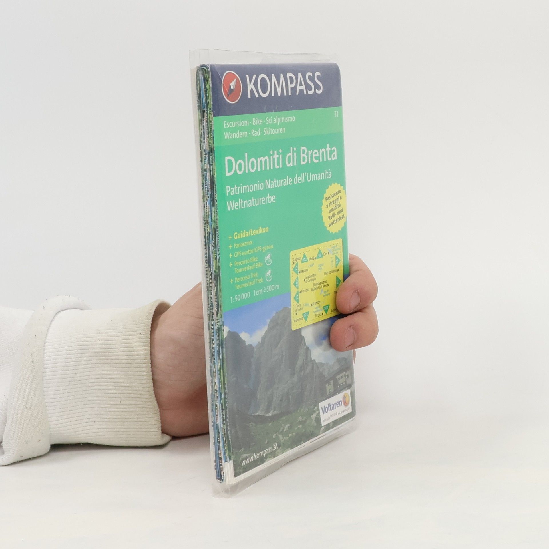 Collectif d'auteurs Dolomiti di Brenta 73 Kompass