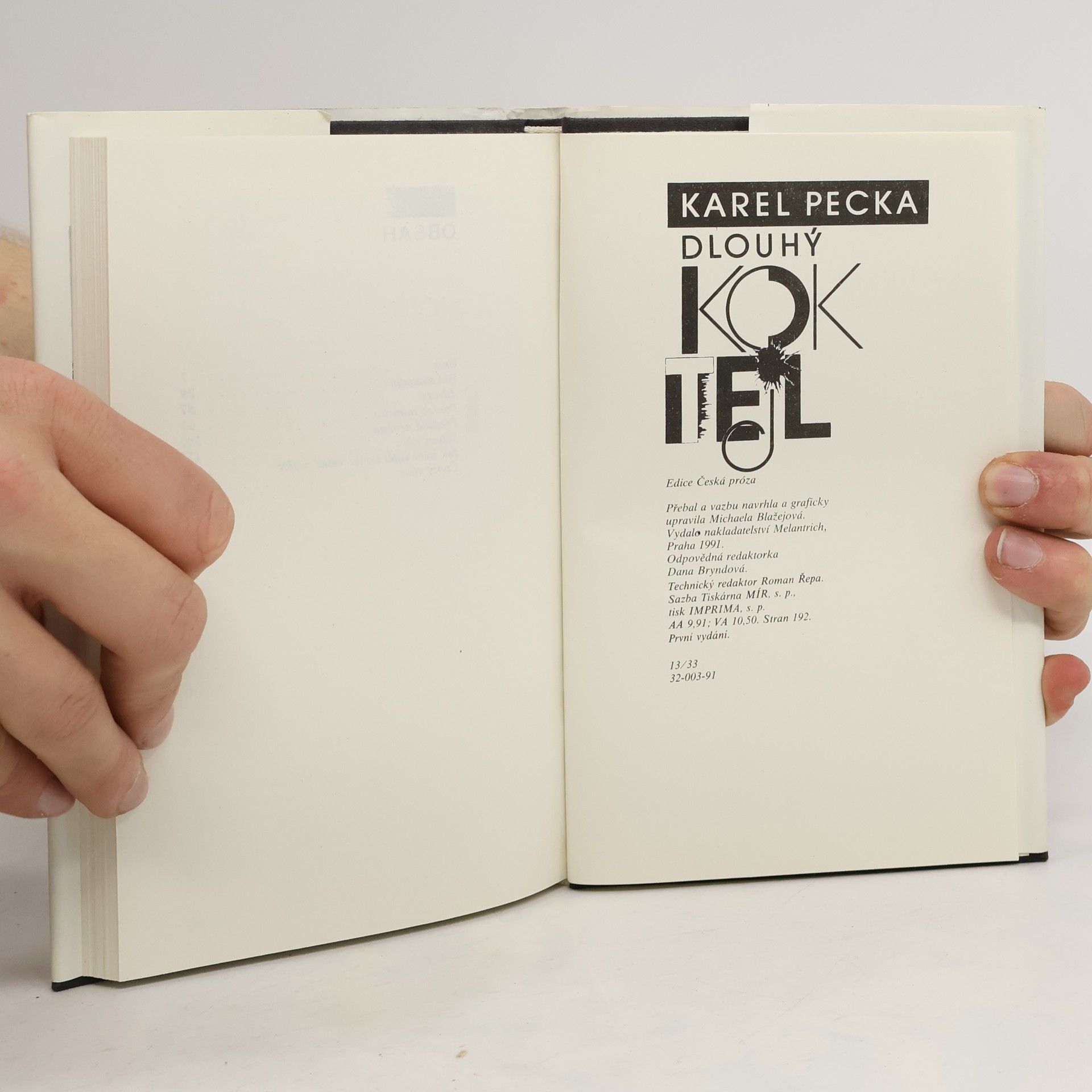 Karel Pecka Dlouhý koktejl