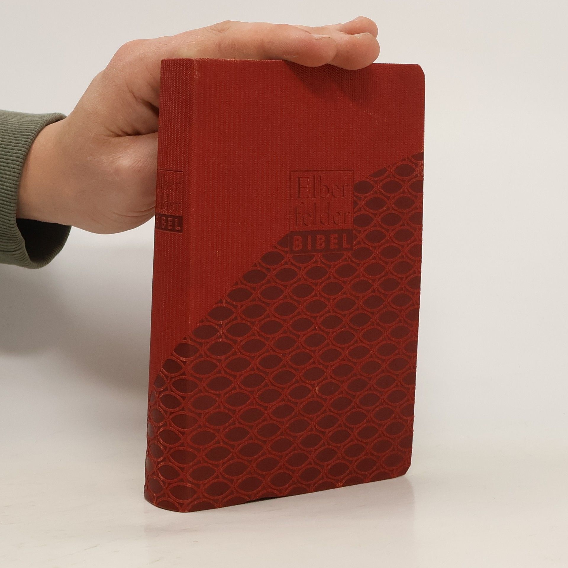 kolektiv Elberfelder Bibel - Taschenausgabe, italienisches Kunstleder rosso