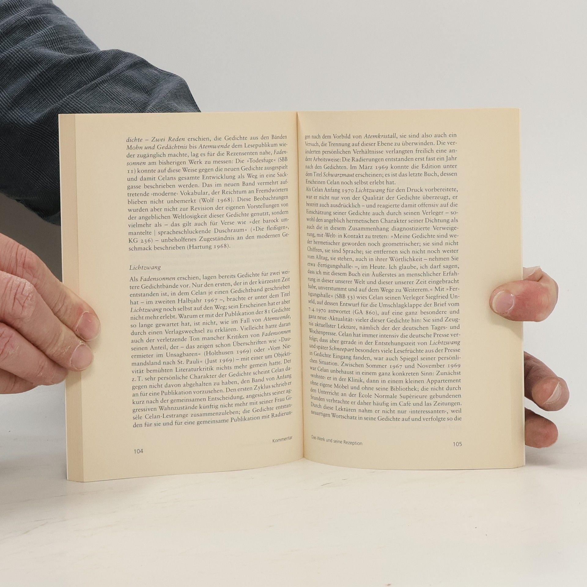 Paul Celan Todesfuge und andere Gedichte