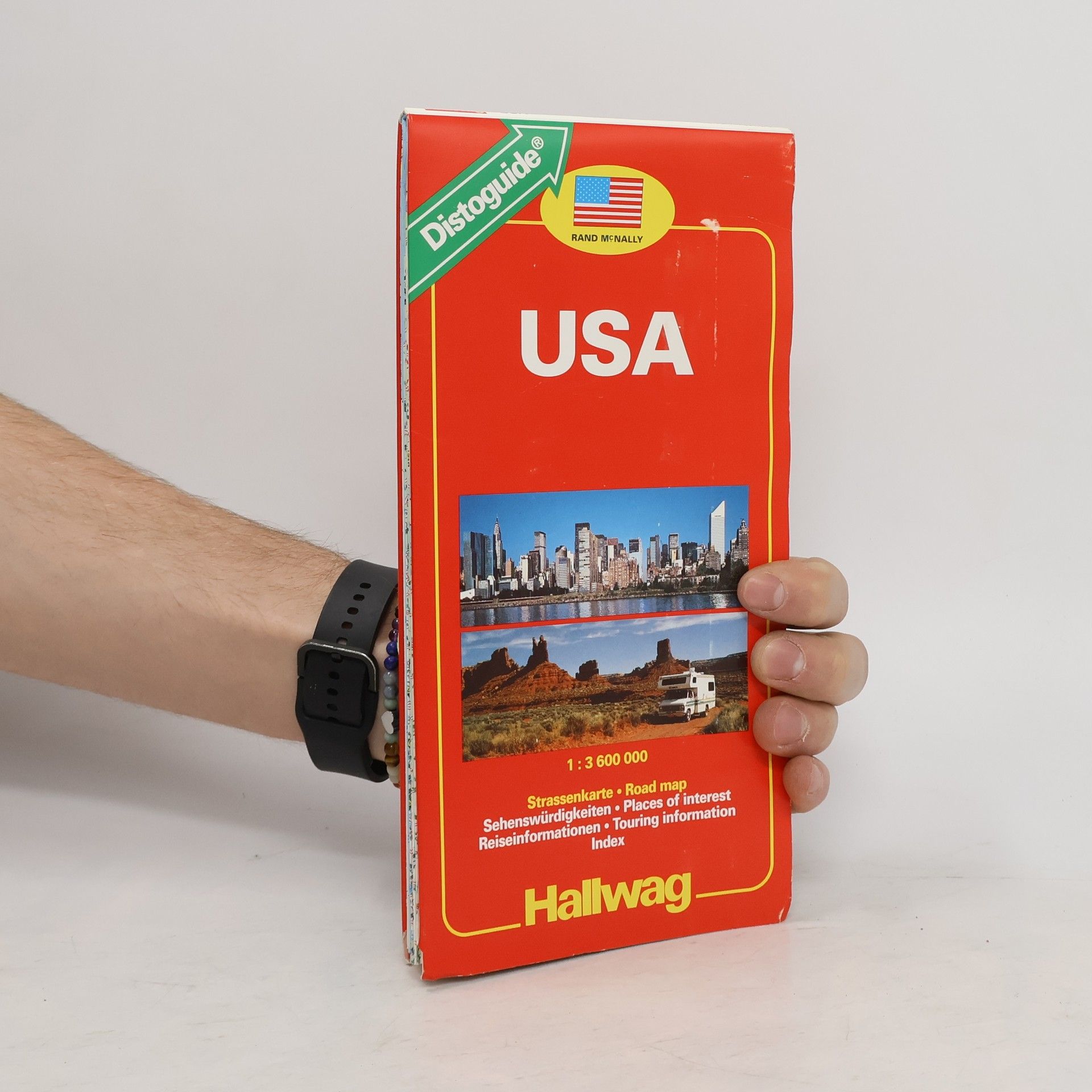 kolektiv USA. Hallwag 1:3600000