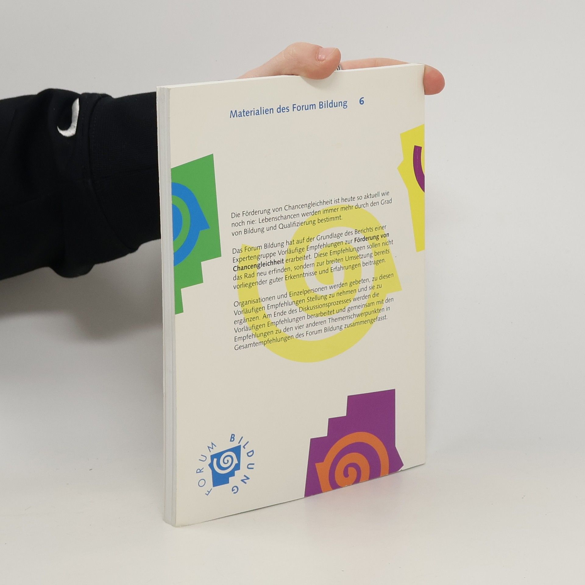 Forum Bildung Förderung von Chancengleichheit