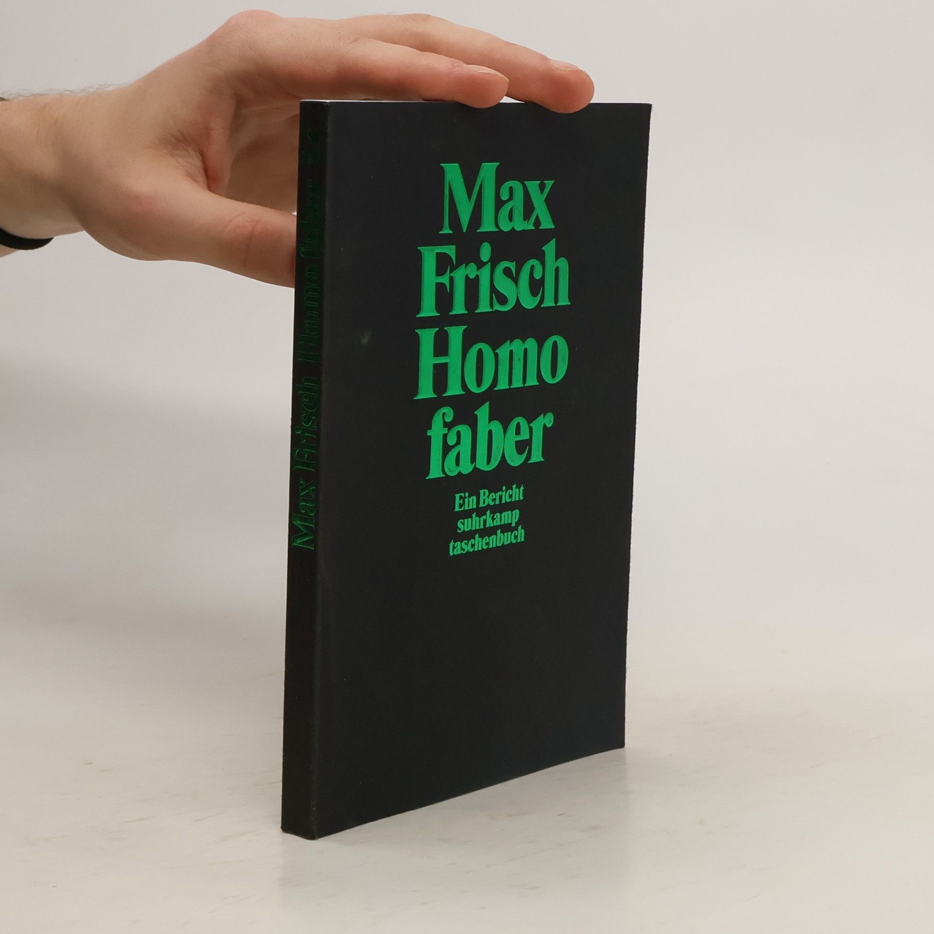Max Frisch Homo faber. Ein Bericht suhrkamp taschenbuch