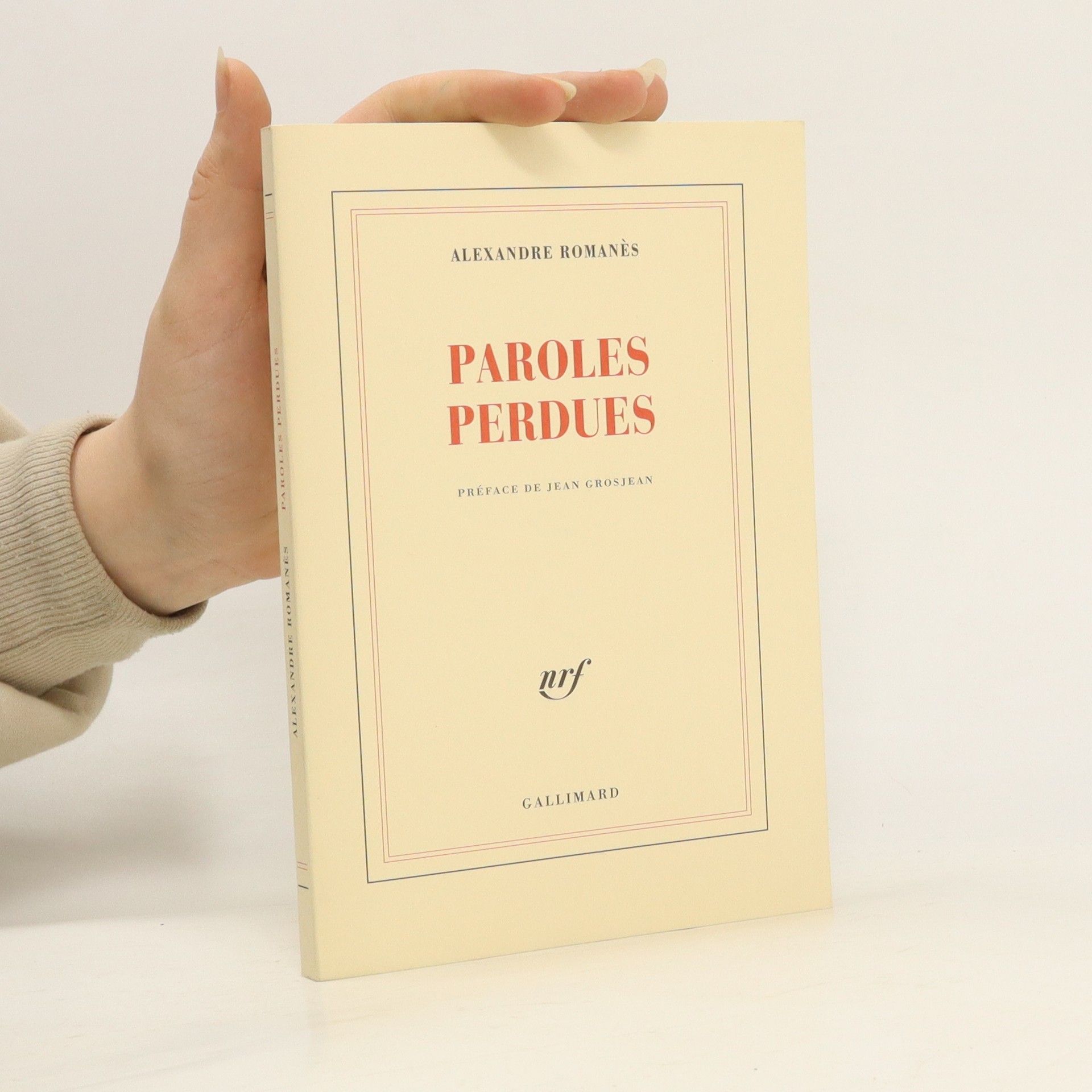 Alexandre Romanès Paroles perdues