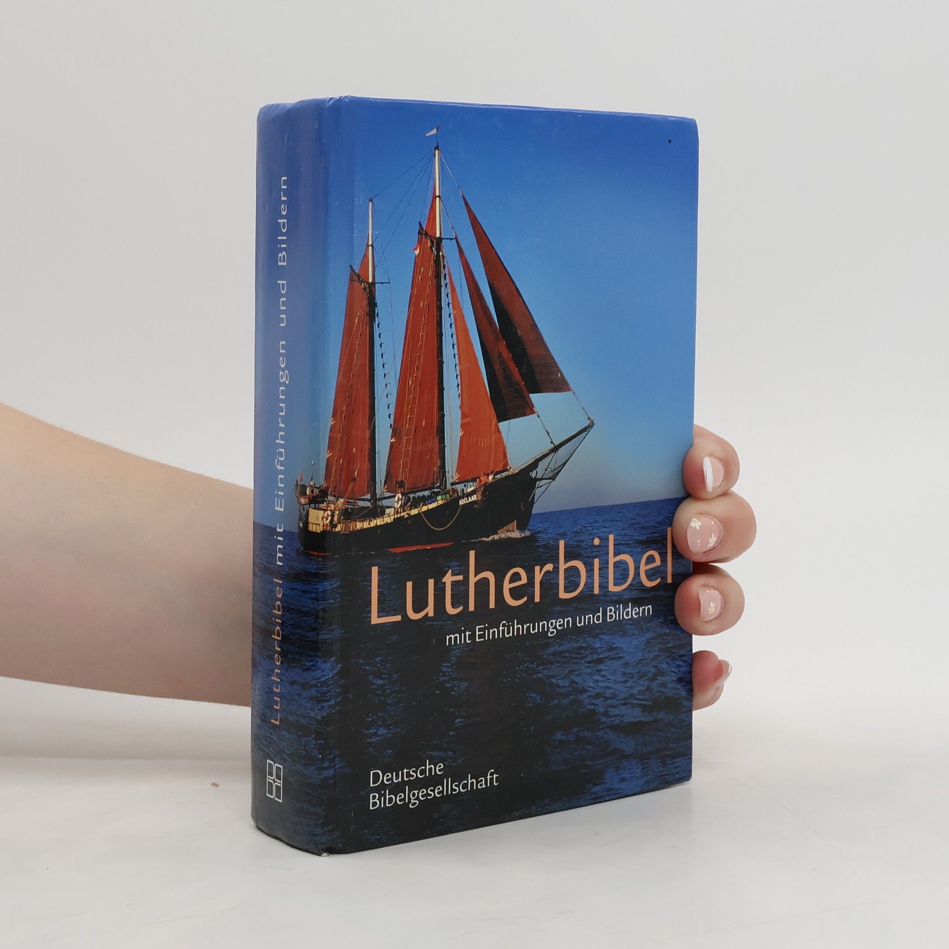 Deutsche Bibelgesellschaft Lutherbibel mit Einführungen und Bildern, Cover Schiff