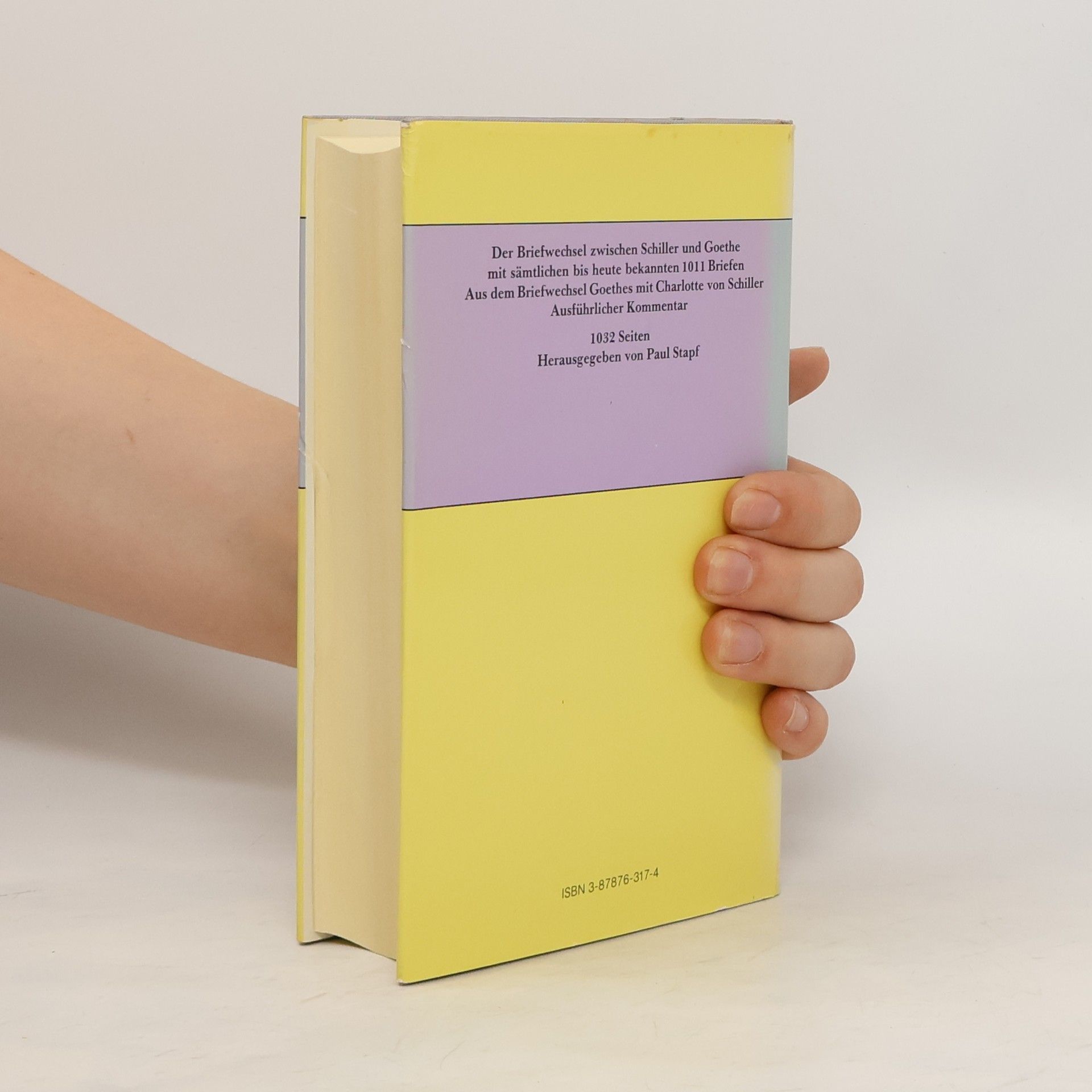 Friedrich Schiller Der Briefwechsel zwischen Schiller und Goethe