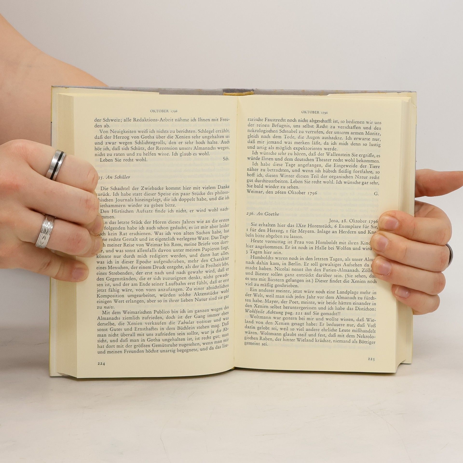 Friedrich Schiller Der Briefwechsel zwischen Schiller und Goethe