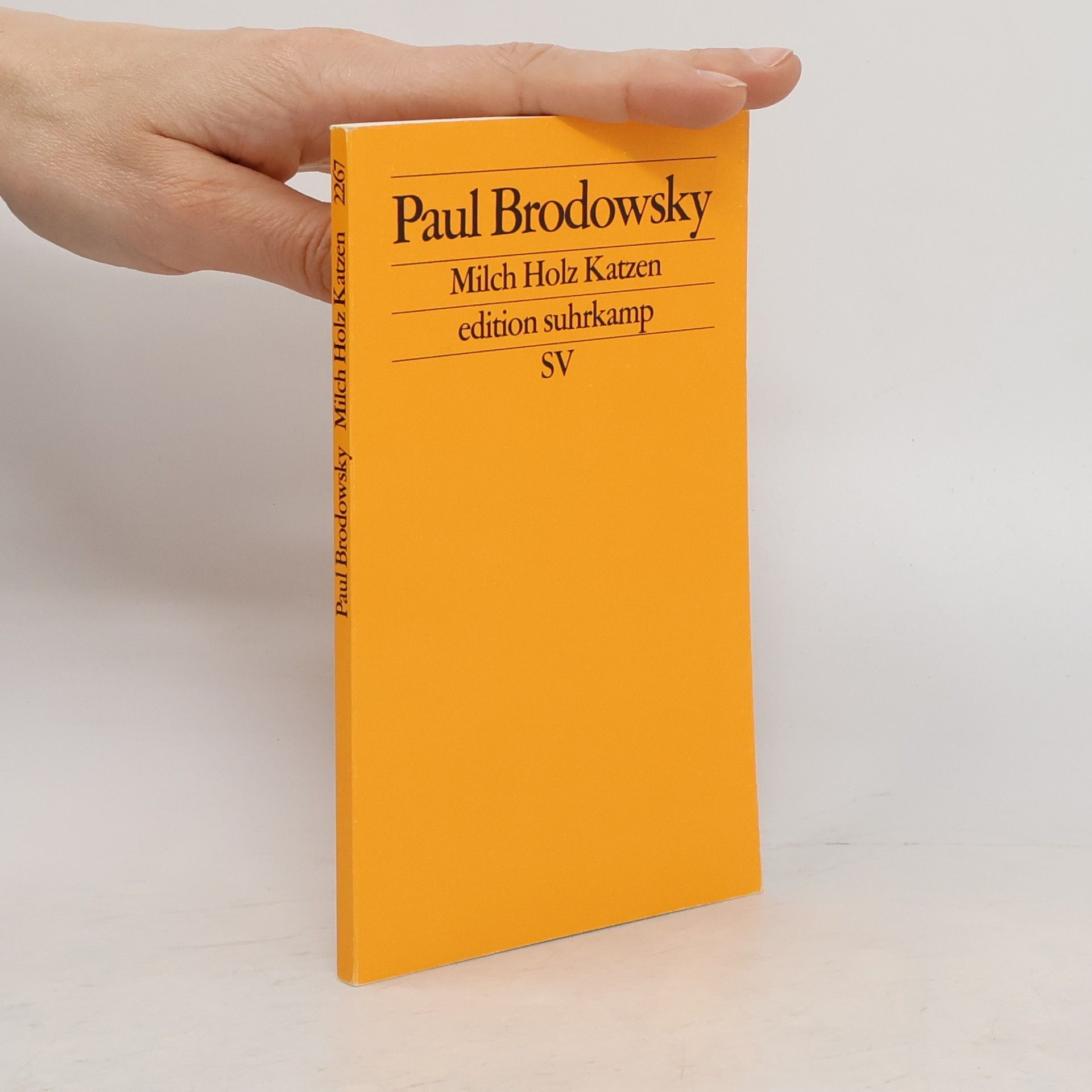 Paul Brodowsky Milch Holz Katzen