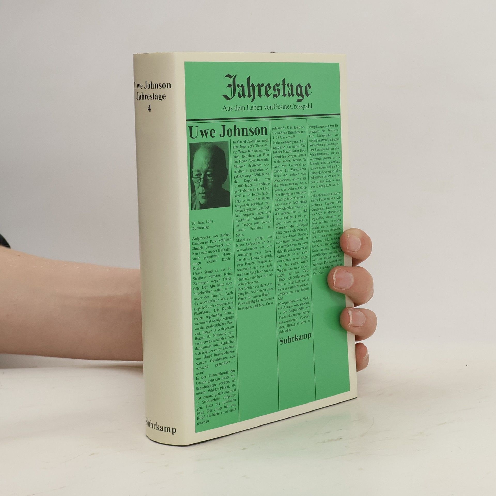 Uwe Johnson Jahrestage 4