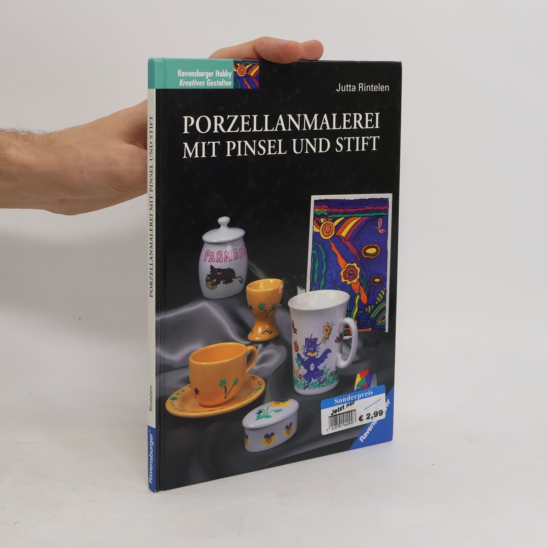 Jutta Rintelen Porzellanmalerei mit Pinsel und Stift