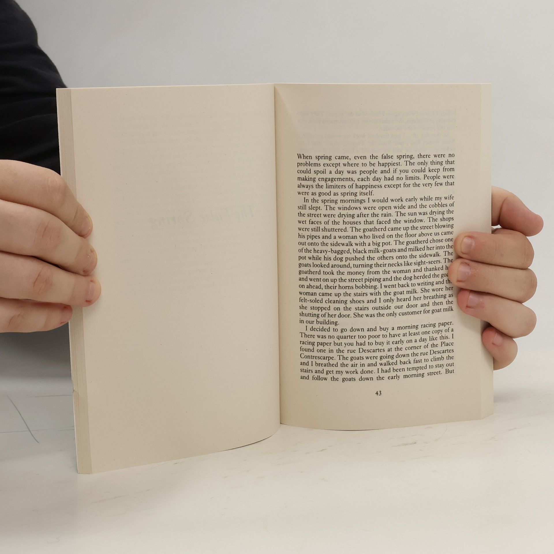 Ernest Hemingway A Moveable Feast