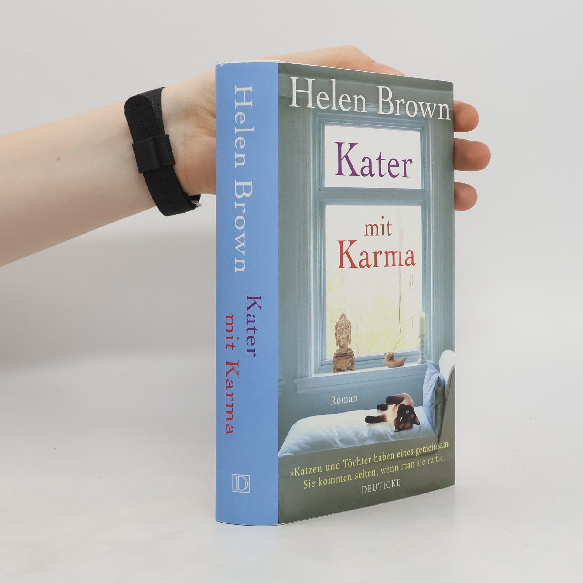 Helen Brown Kater mit Karma
