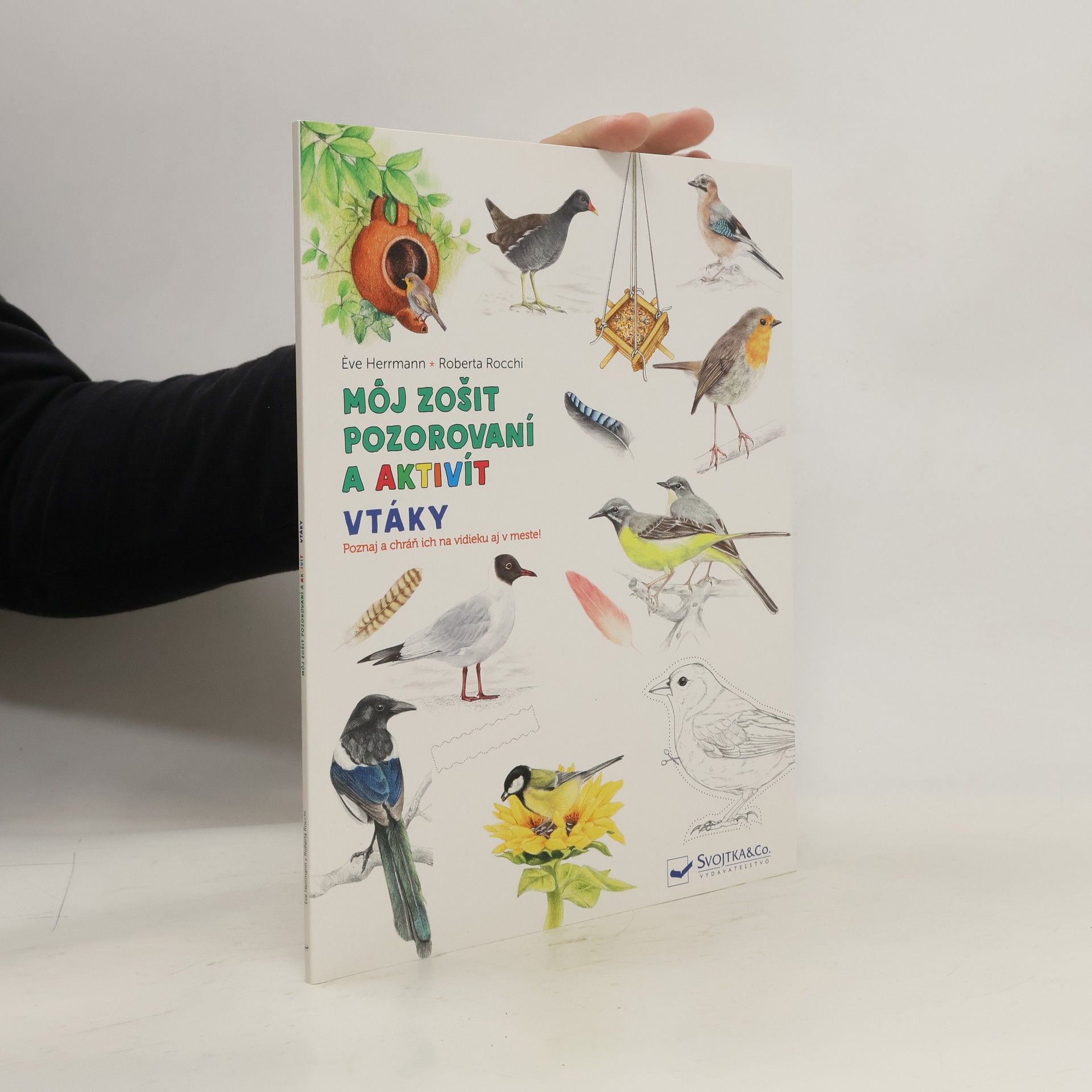 Ève Herrmann Môj zošit pozorovaní a aktivít Vtáky