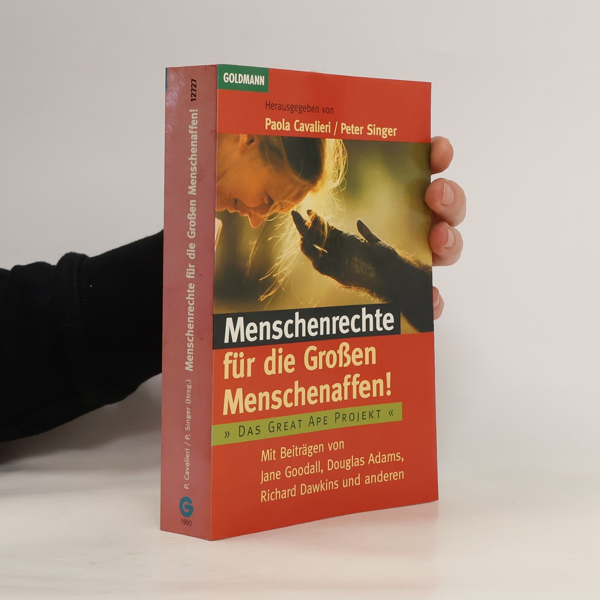 Paola Cavalieri Menschenrechte für die grossen Menschenaffen