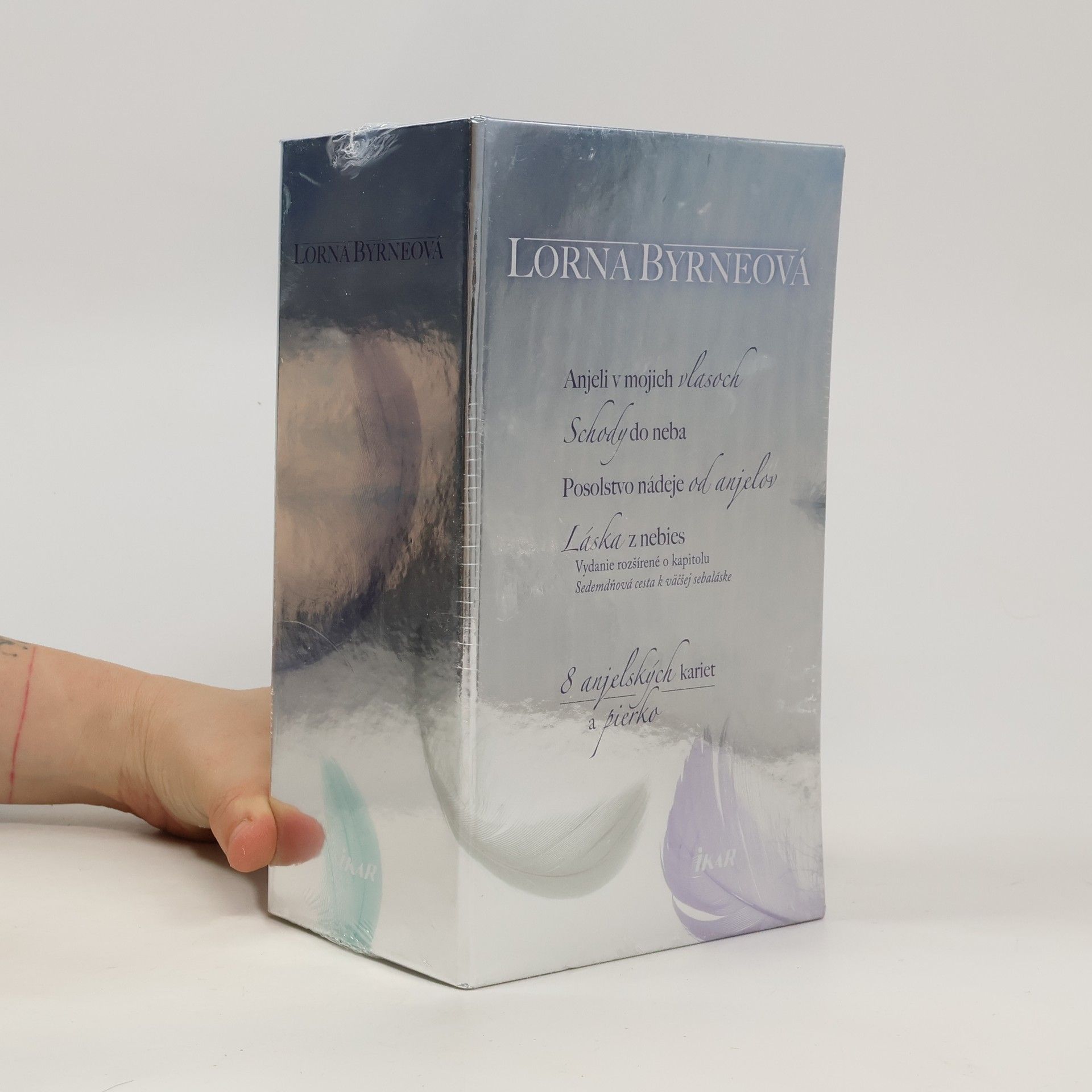 Lorna Byrne Schody do neba. Anjeli v mojich vlasoch. Láska z nebies. Posolstvo nádeje od anjelov (4 svazky, box)