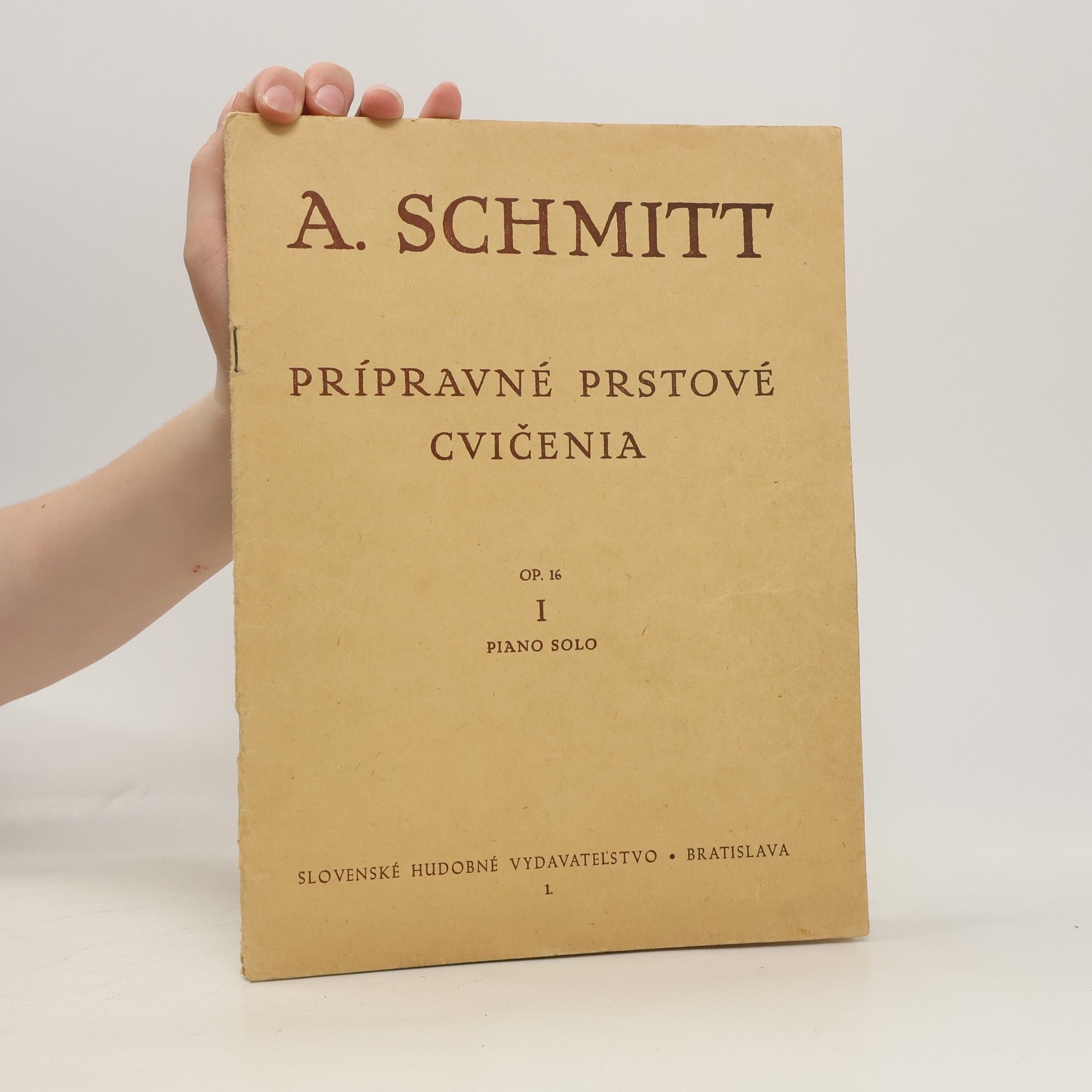 Aloys Schmitt Prípravné prstové cvičenia op. 16 I. Piano solo