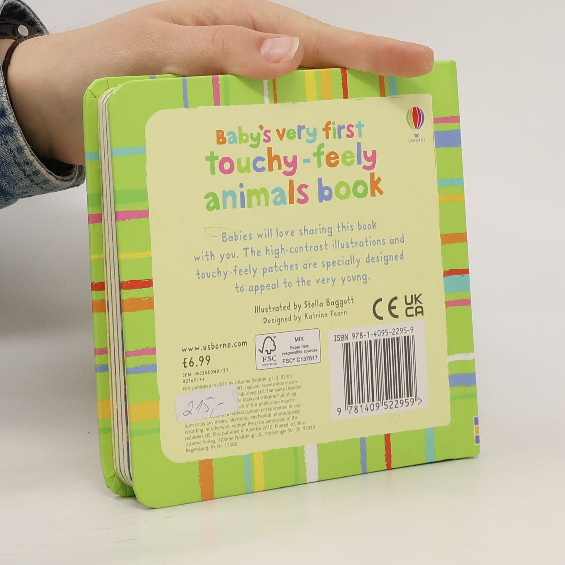 Stella Baggott Baby's very first touchy-feely animals book