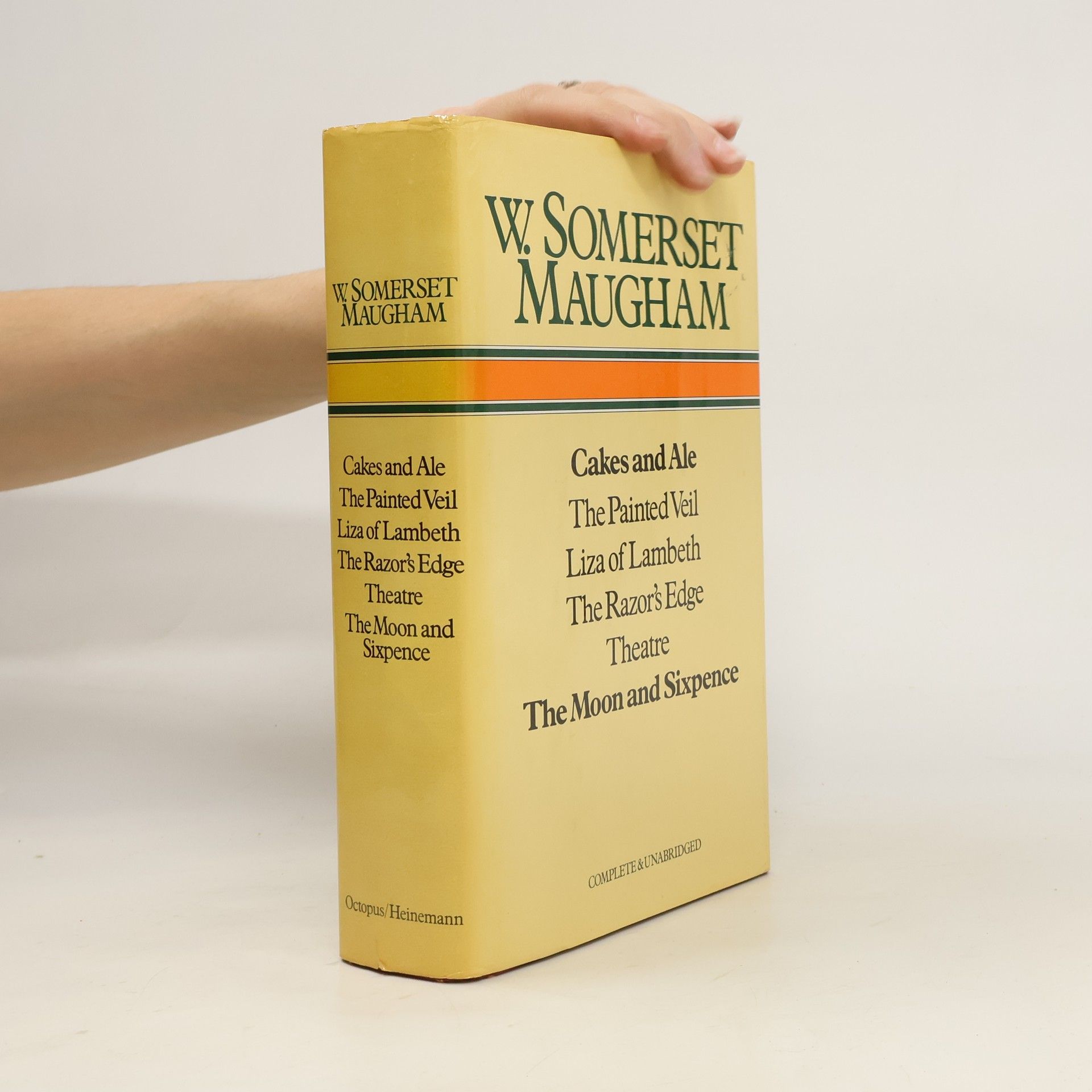 William Somerset Maugham Cakes and Ale ; The Painted Veil ; Liza of Lambeth ; The Razor's Edge ; Theatre ; The Moon and Sixpence