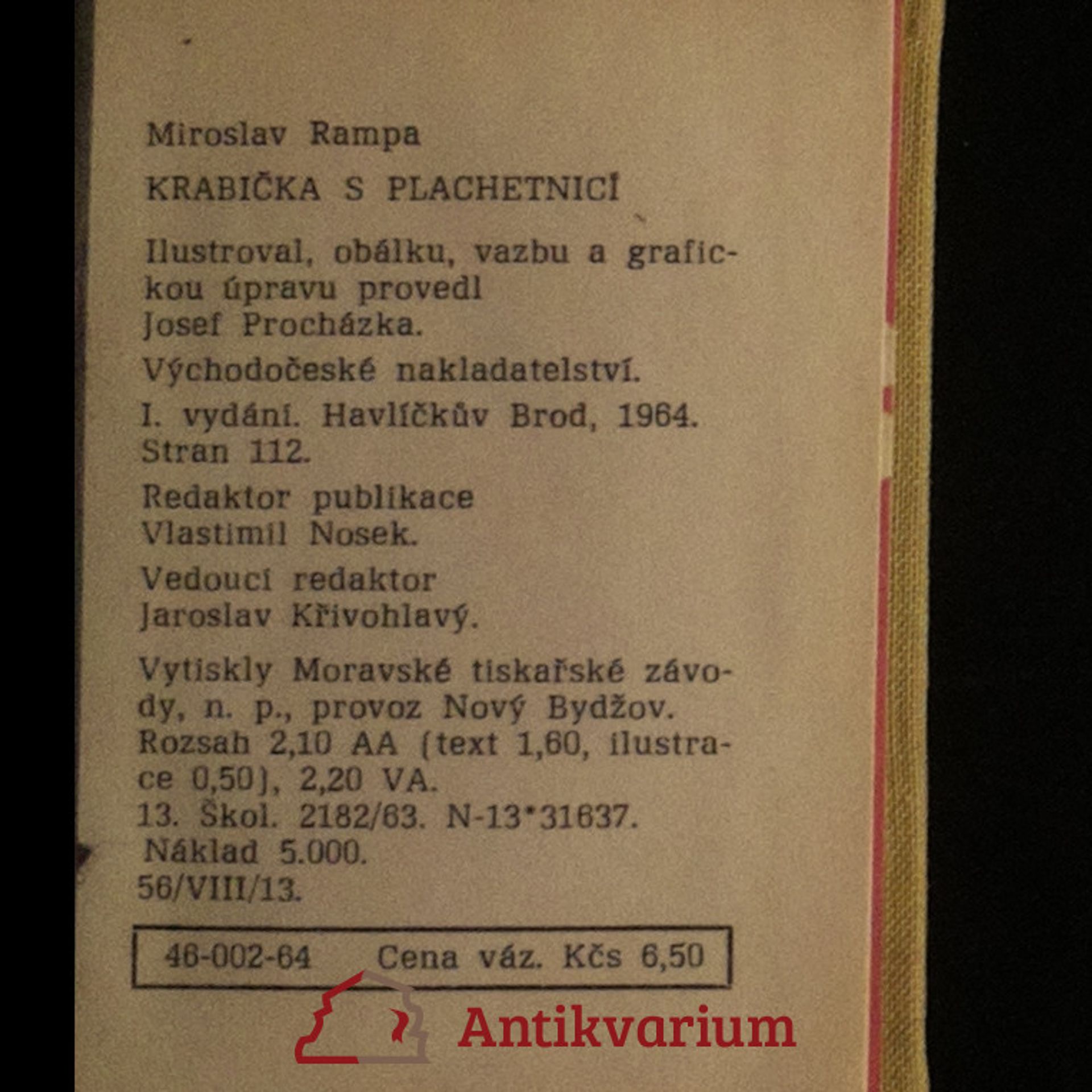 Miroslav Rampa Krabička s plachetnicí