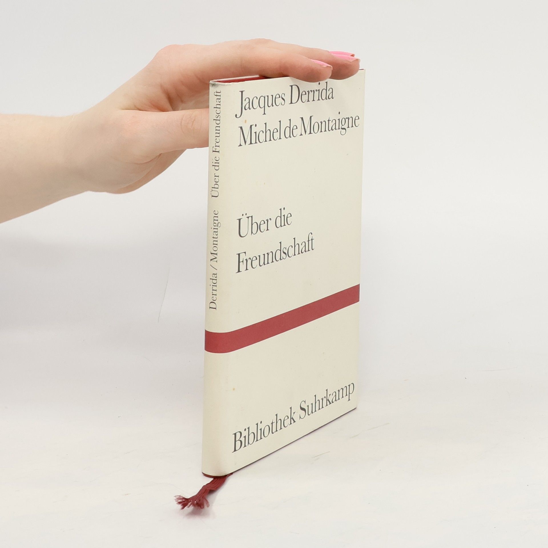 Jacques Derrida Über die Freundschaft