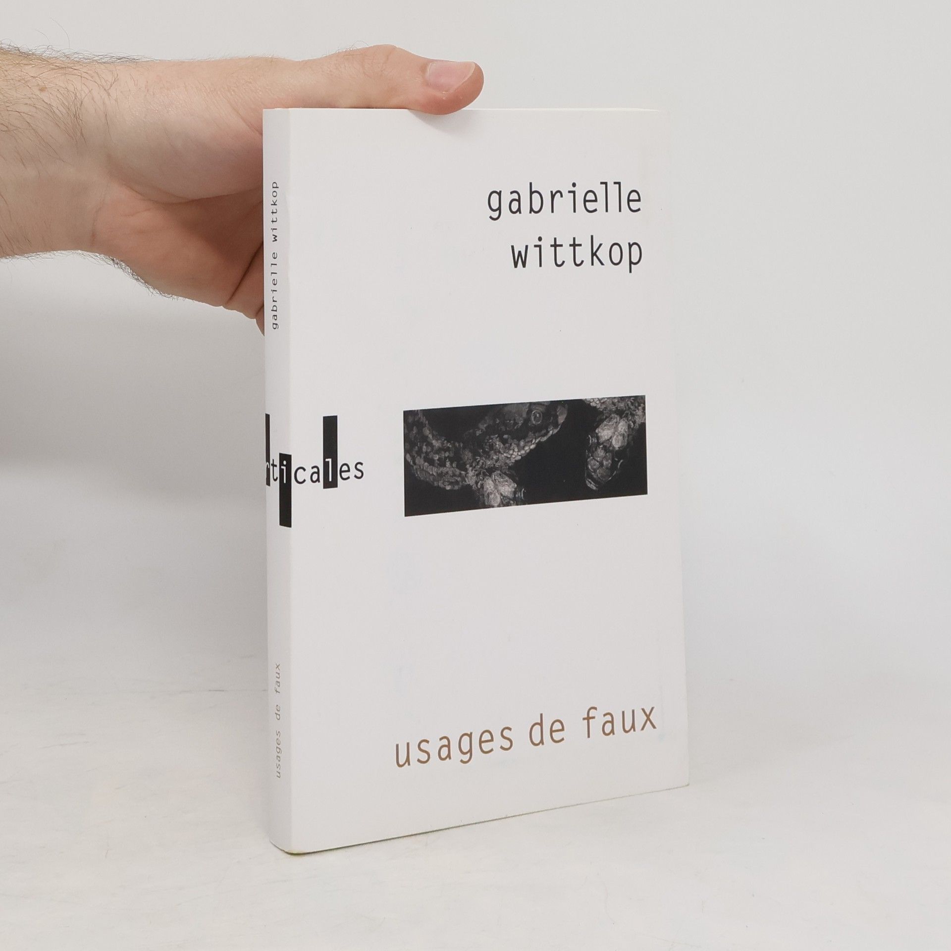 Gabrielle Wittkop Usages de faux