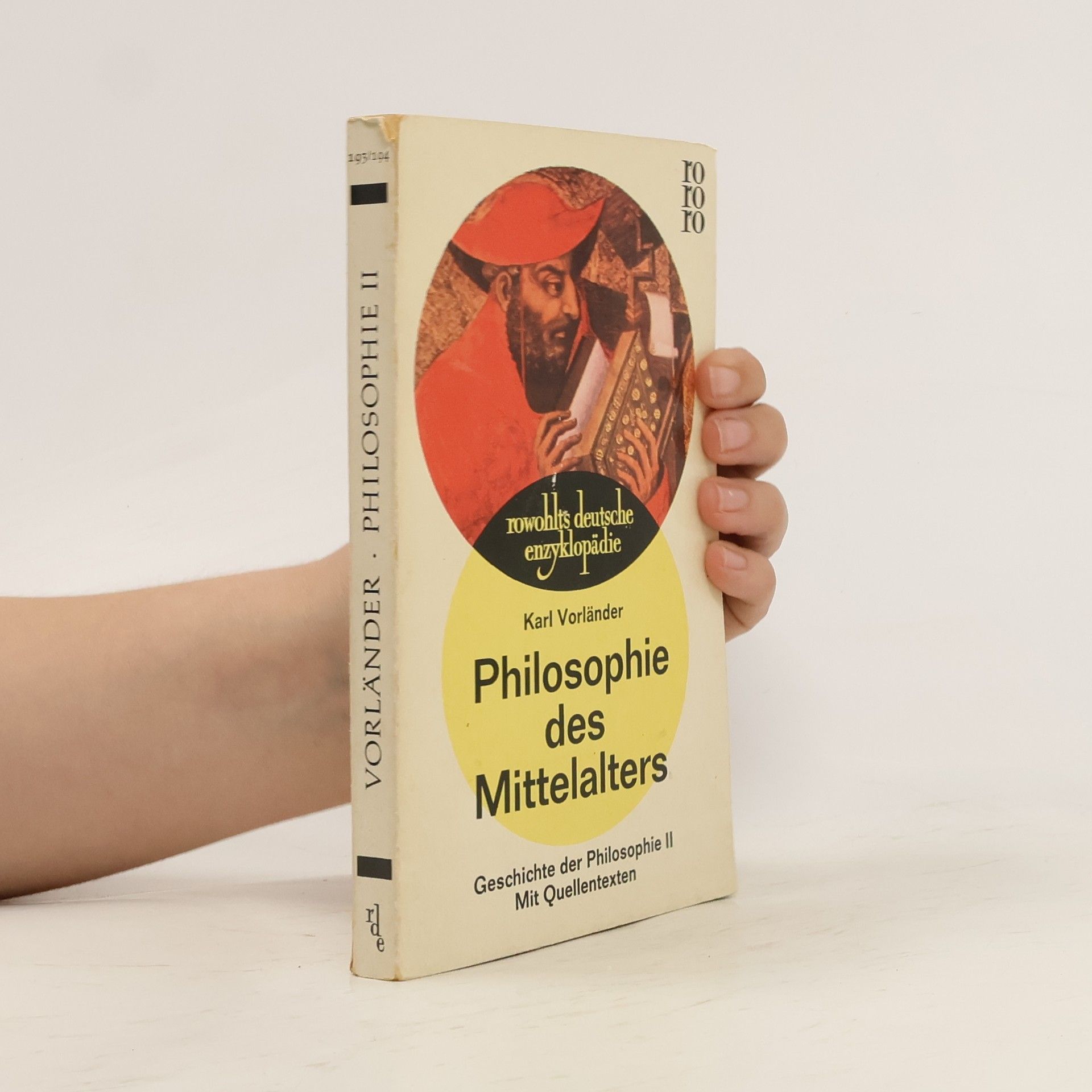 Carl Vorländer Philosophie des Mittelalters