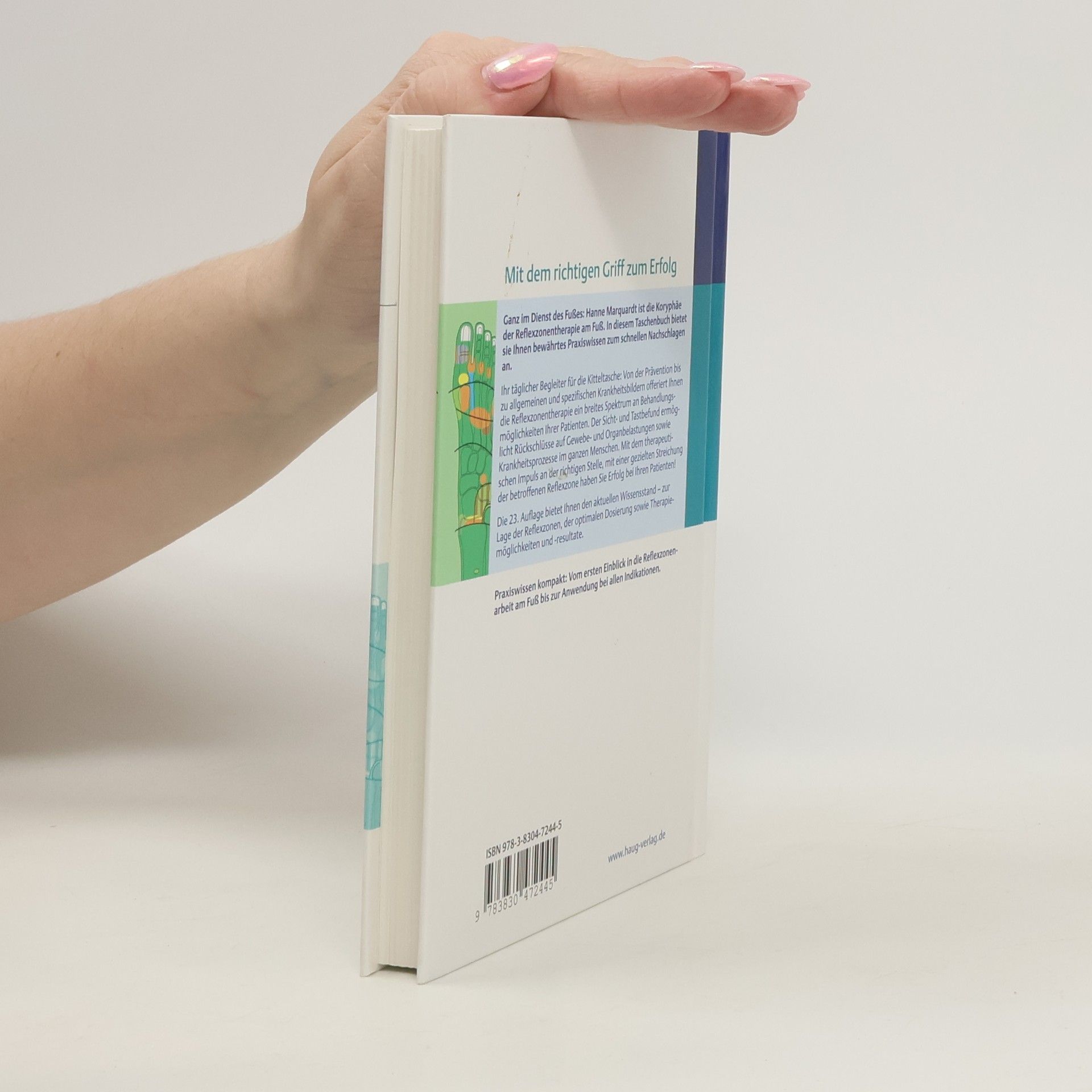 Hanne Marquardt Reflexzonenarbeit am Fuß