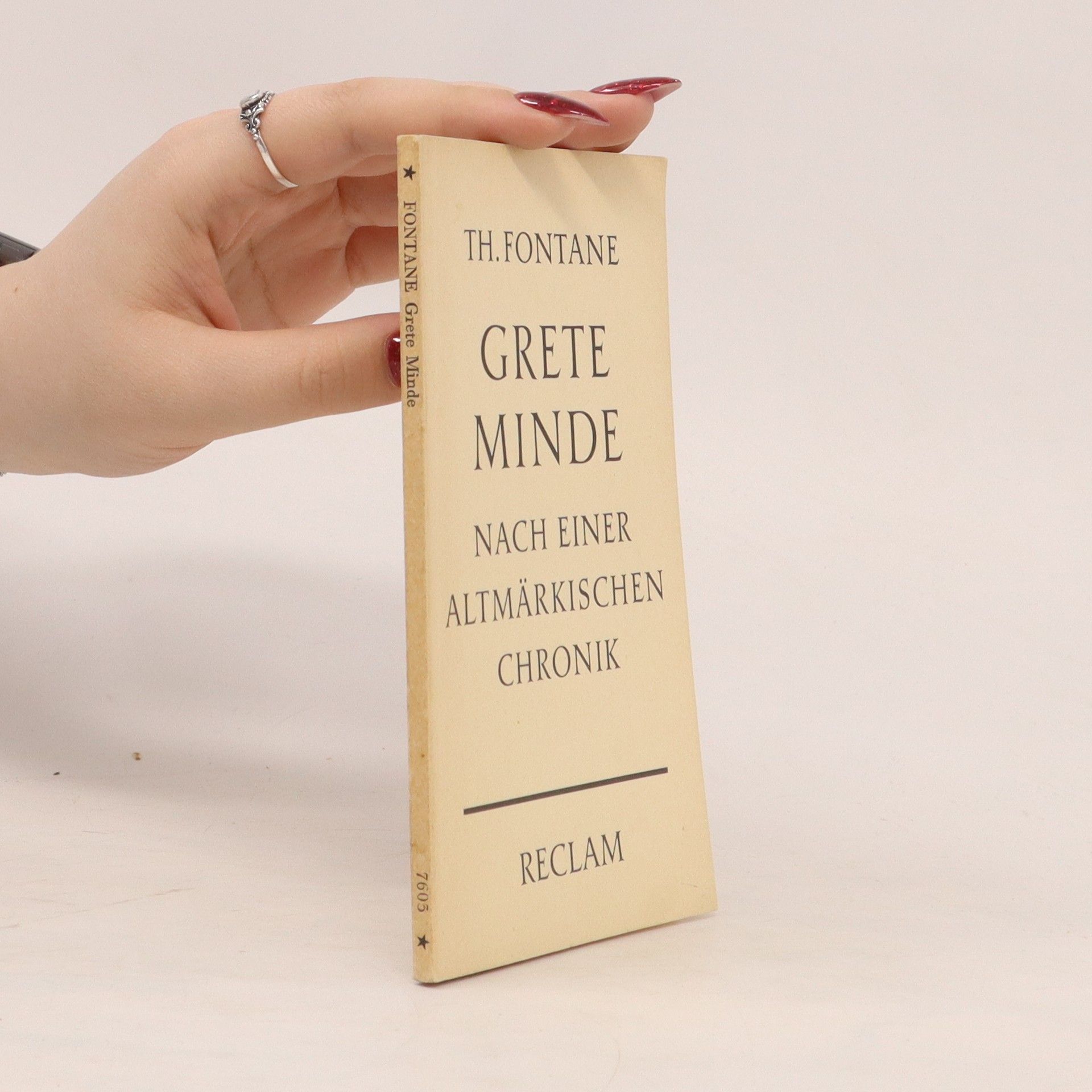 Th. Fontane Grete Minde nach einer Altmärkischen Chronik