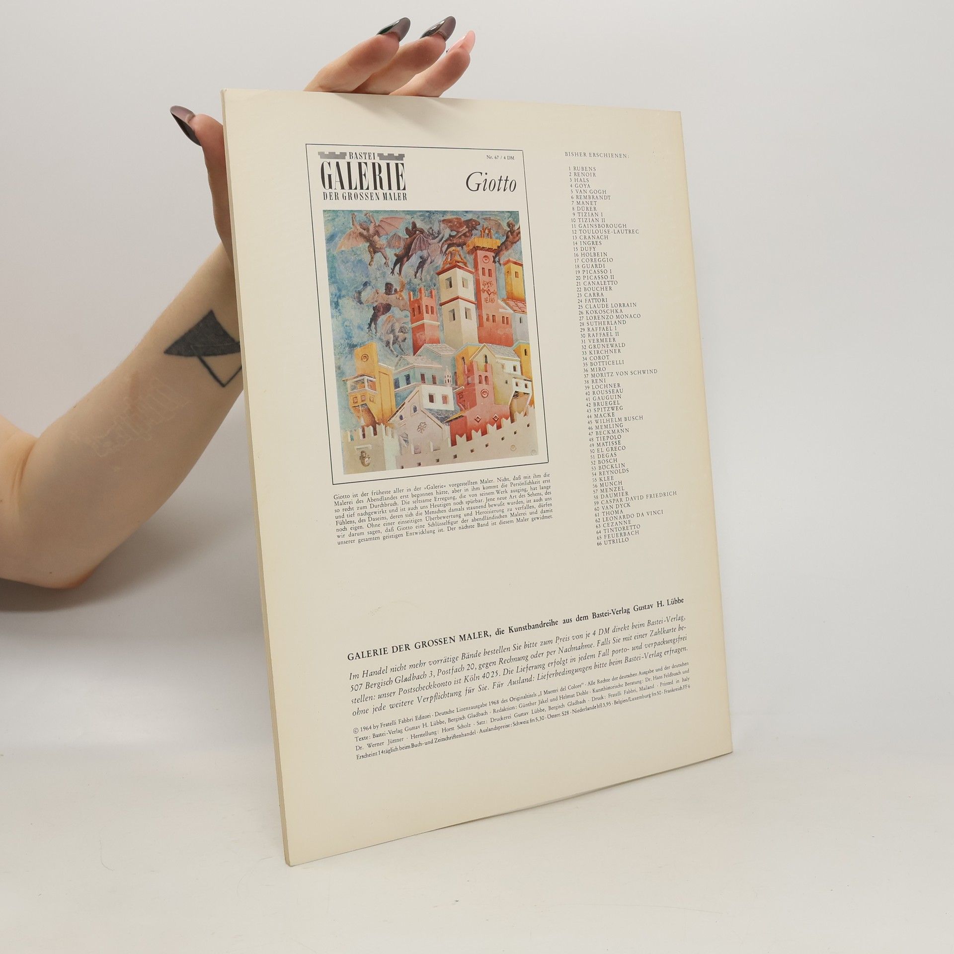 Autorenkollektiv Bastei Galerie der grossen Maler. Giotto