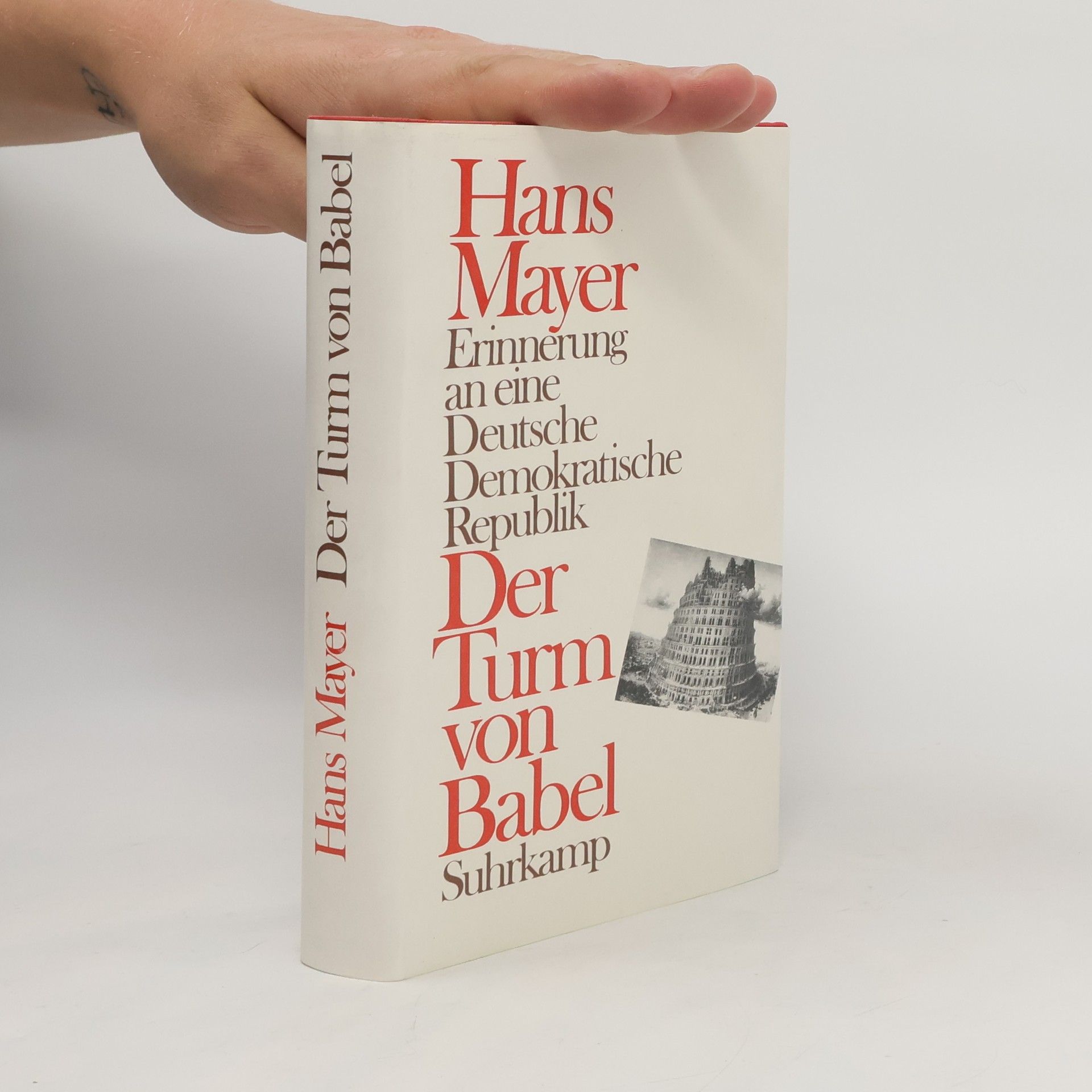 Hans Mayer Der Turm von Babel