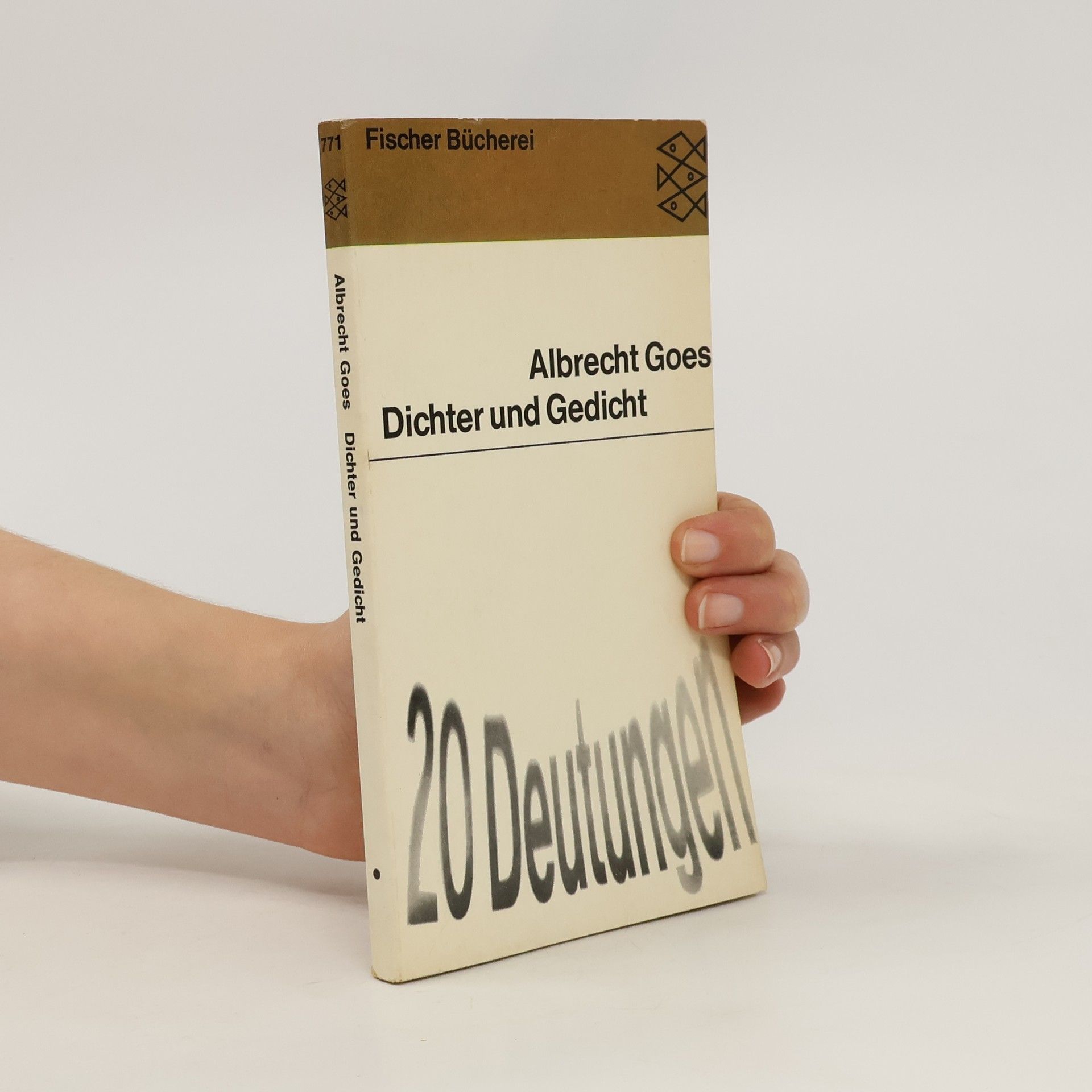 Albrecht Goes Dichter und Gedicht