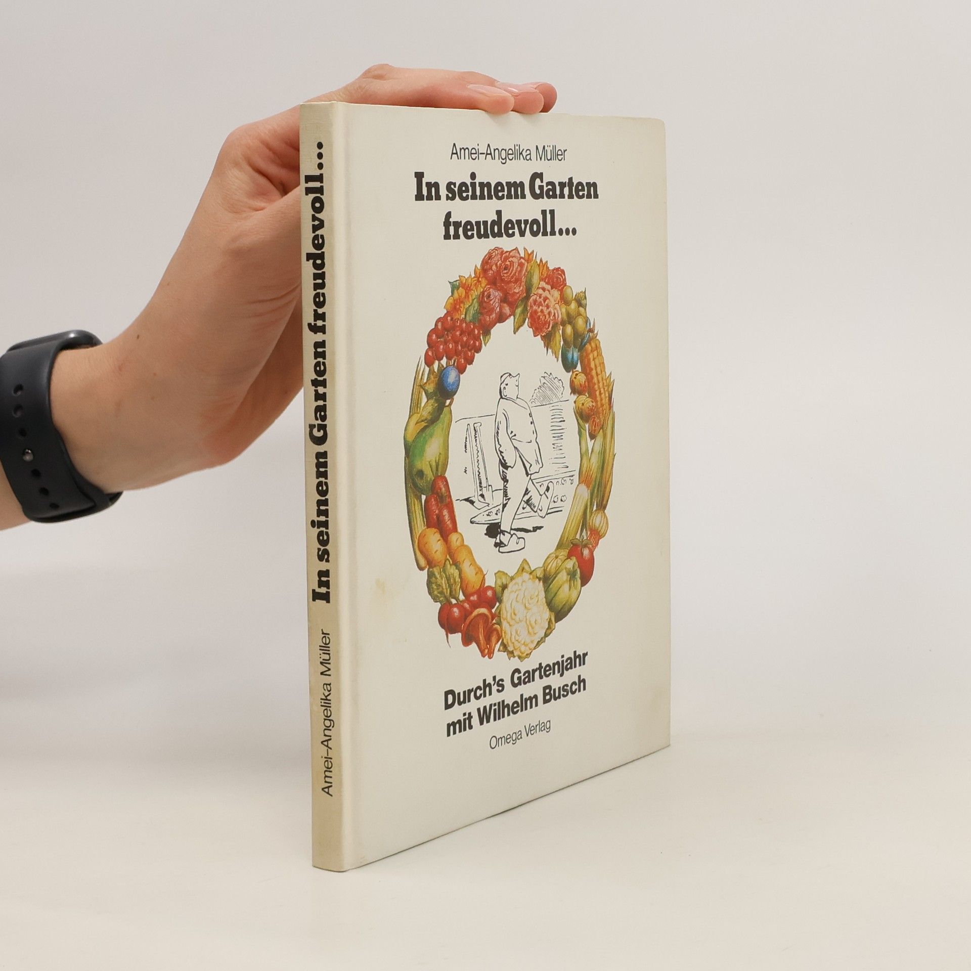 Wilhelm Busch In seinem Garten freudevoll ...