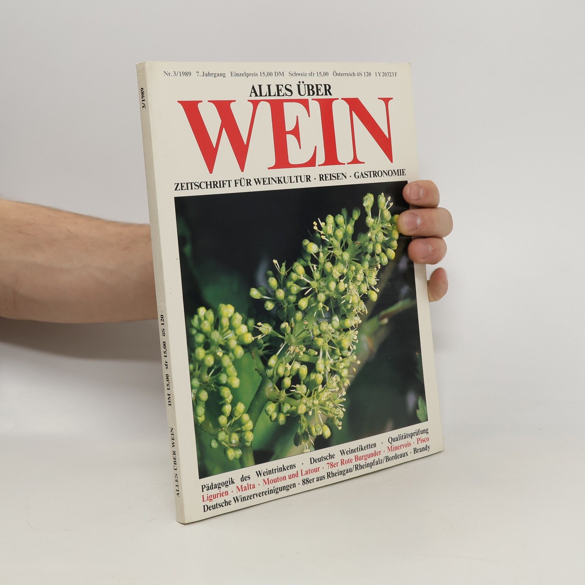 Collectif d'auteurs Alles über Wein 3/1989