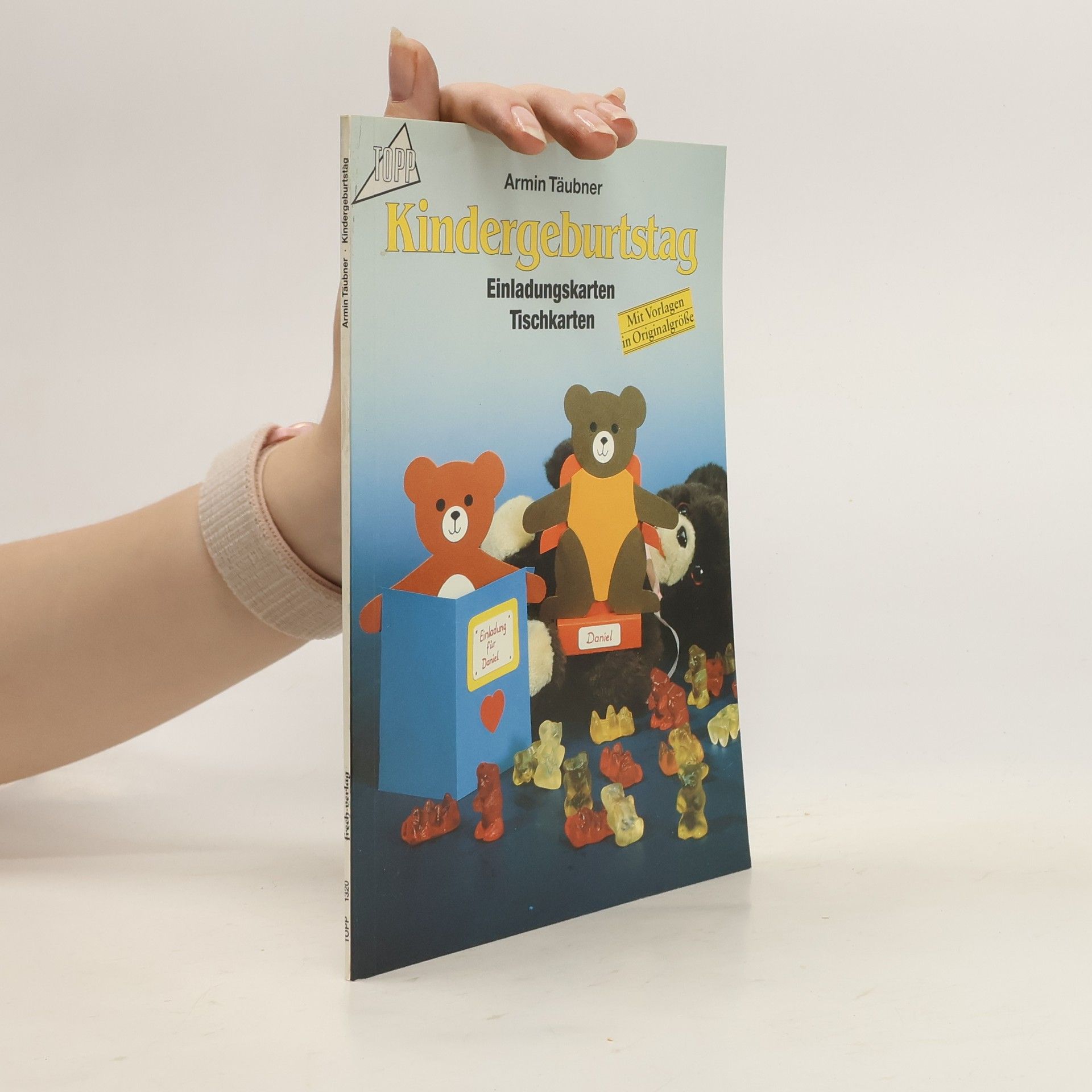 Daniel Täubner Kindergeburtstag. Einladungskarten Tischkarten