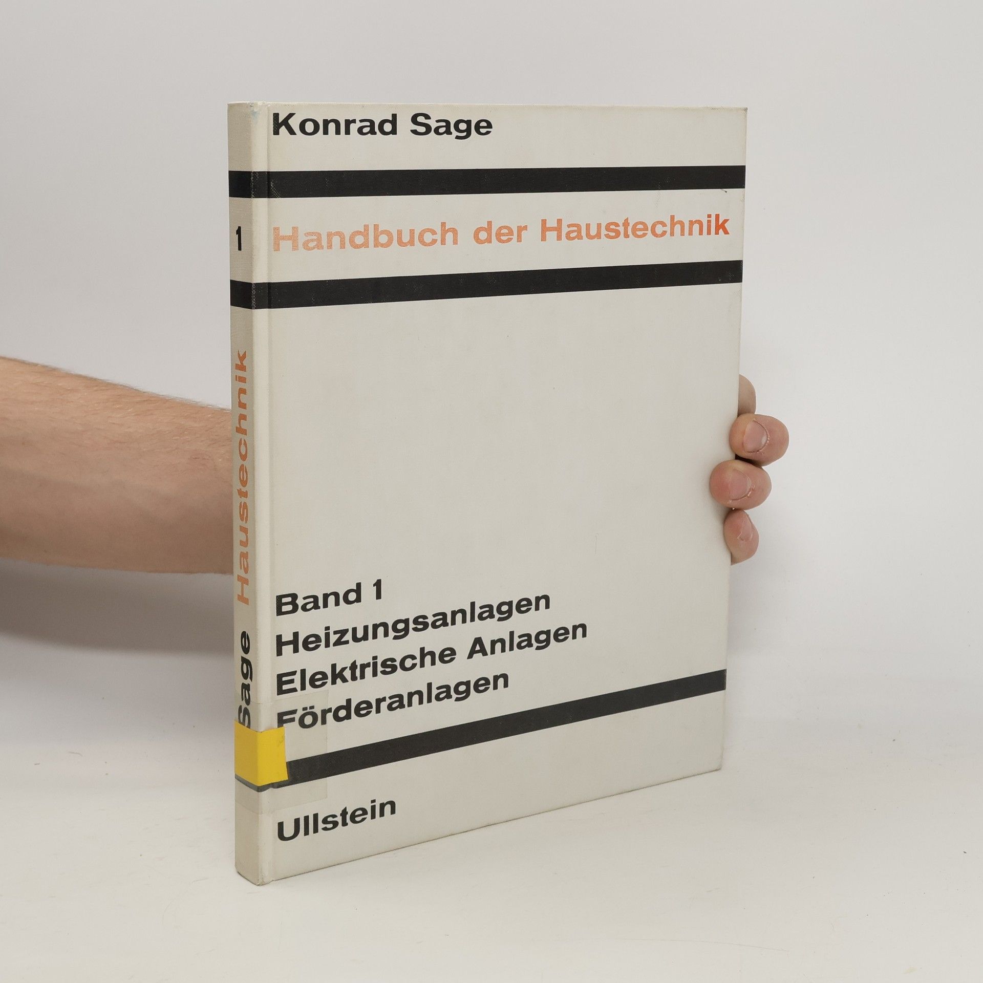 Konrad Sage Handbuch der Haustechnik 1.